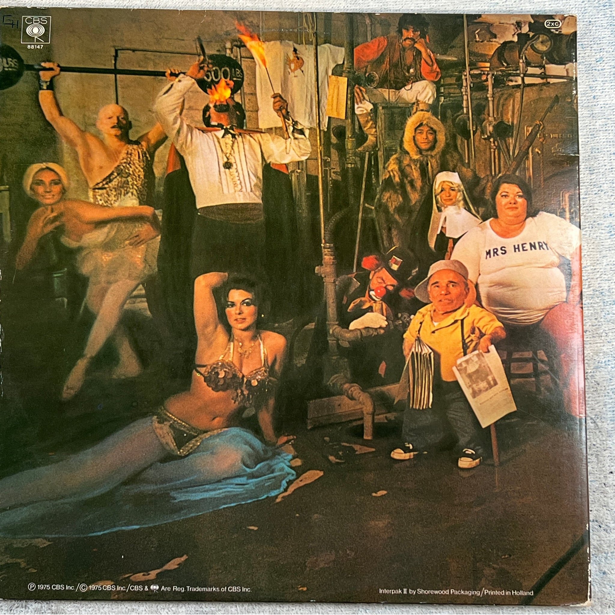 Omslagsbild för skivan BOB DYLAN & THE BAND the basement tapes 2xLP -75 Hol CBS 88147