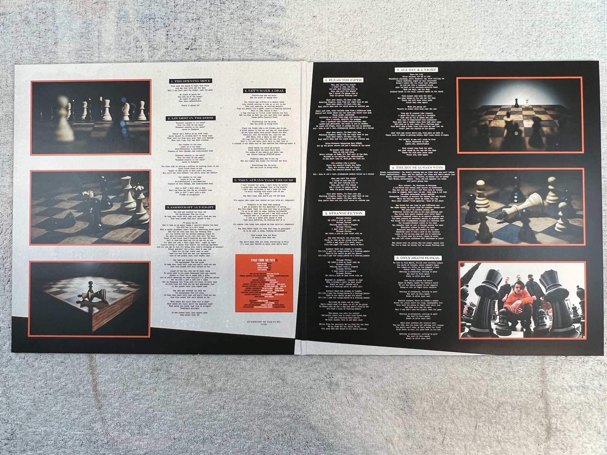 Omslagsbild för skivan STRAY FROM THE PATH Only Death Is Real LP 2017 US Green w/orange splatter