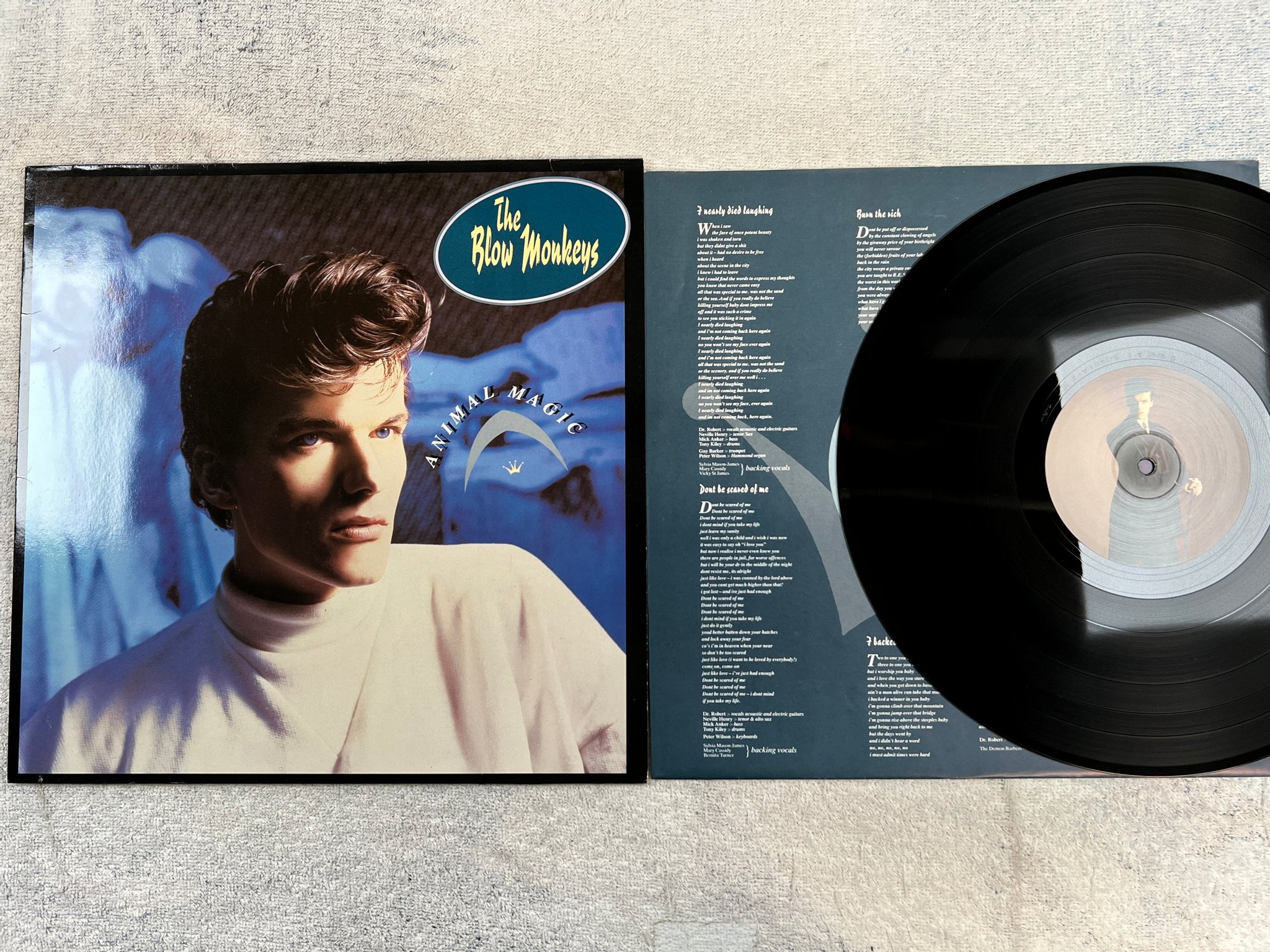 Omslagsbild för skivan MICHAEL PENN March LP -89 RCA PL90421 