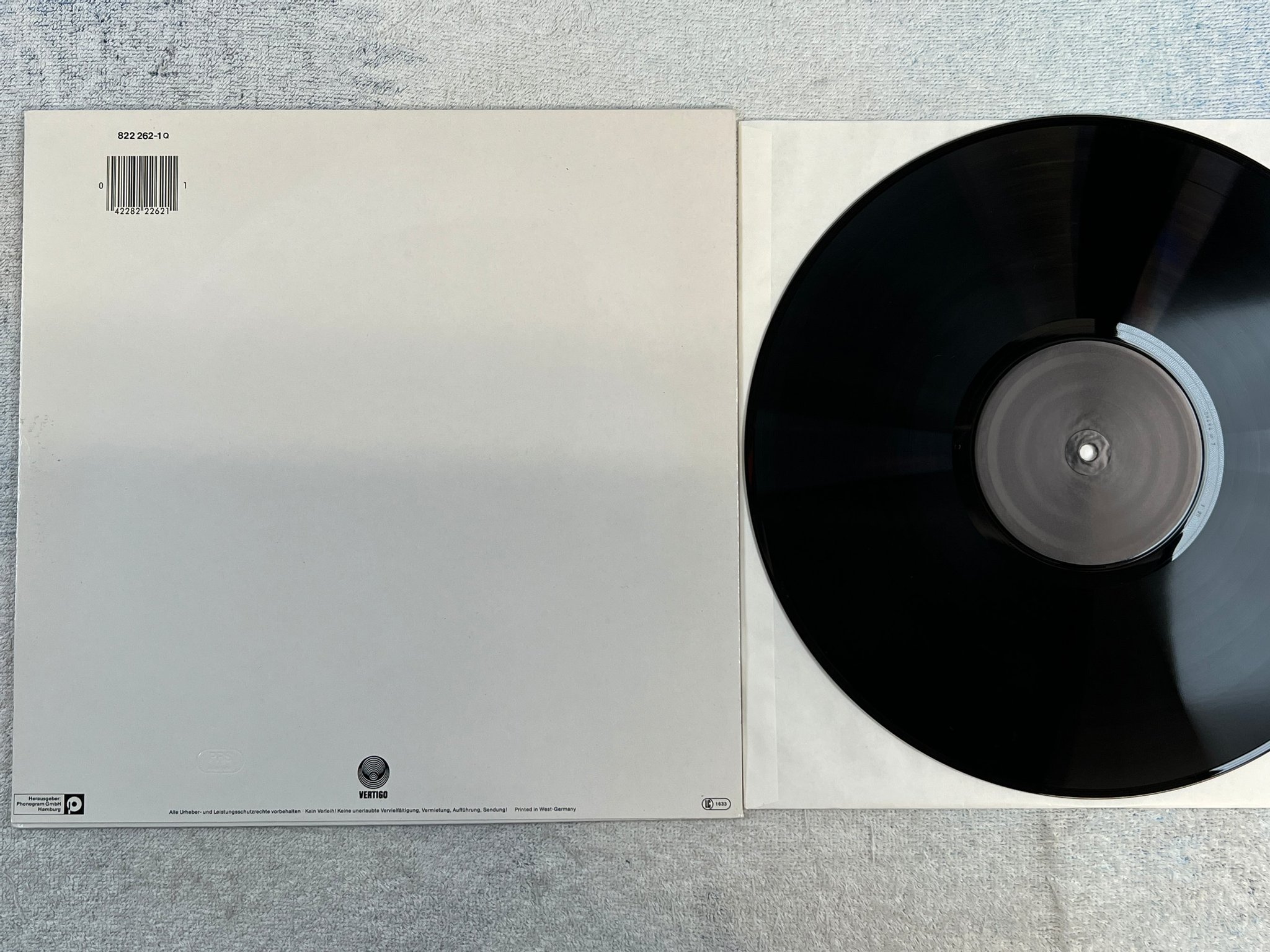 Omslagsbild för skivan YELLO Live At The Roxy N.Y. Dec 83 12" -84 Ger VERTIGO 822262-1