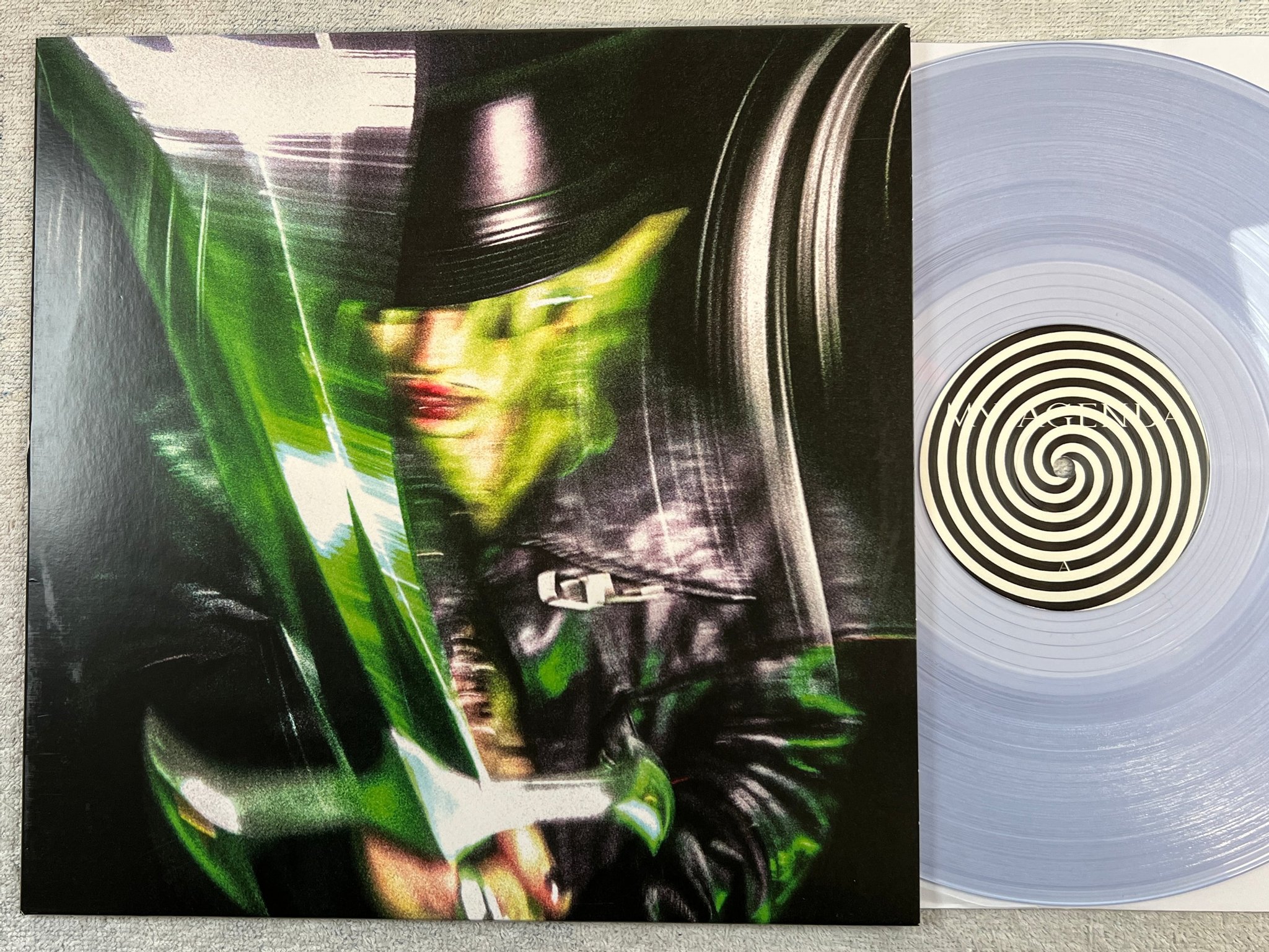 Omslagsbild för skivan DORIAN ELECTRA My Agenda LP 2021 US clear vinyl DANCE-POP