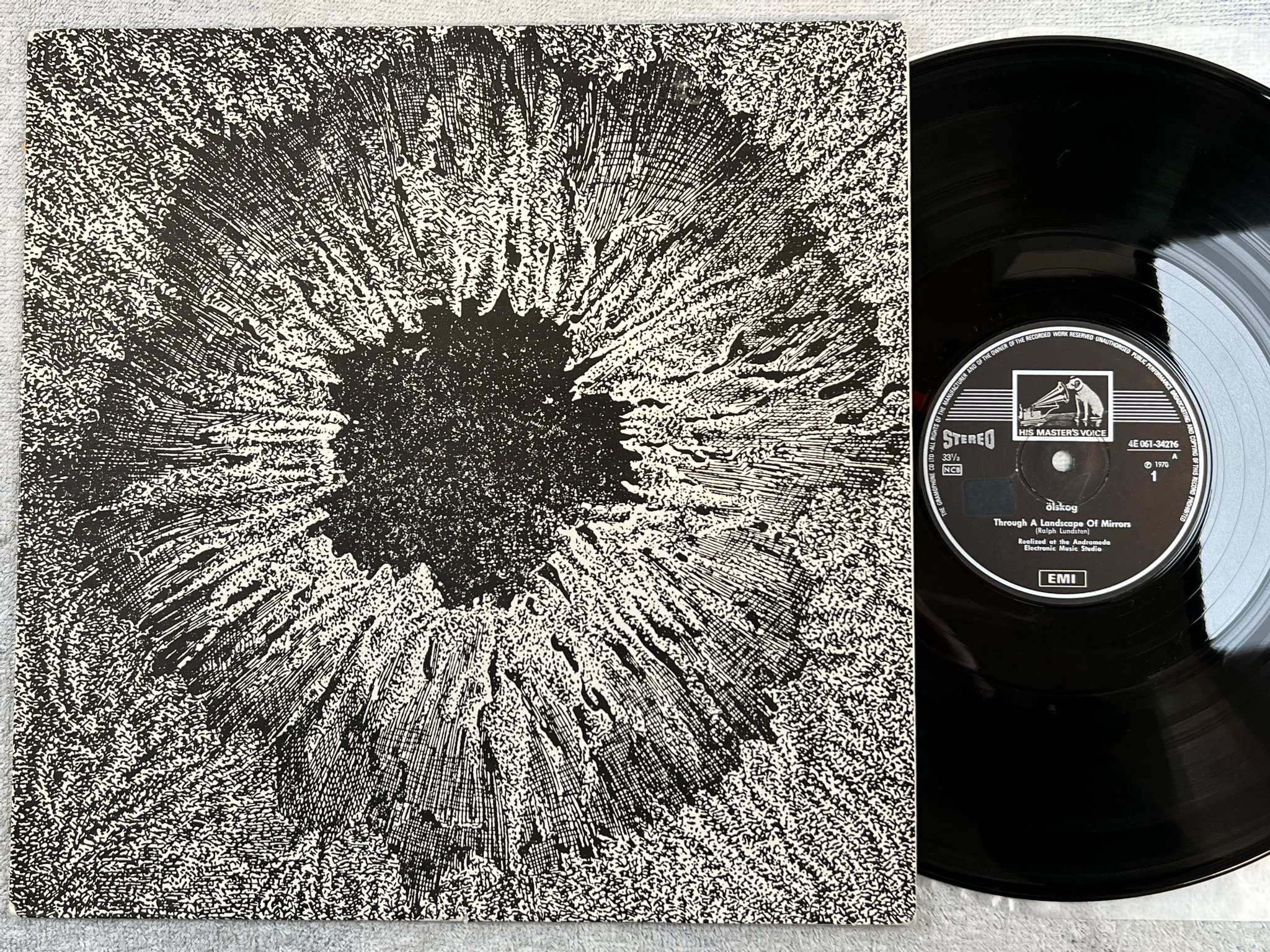 Omslagsbild för skivan RALPH LUNDSTEN ölskog LP -70 Swe JIS MASTER'S VOICE 43 061-34216