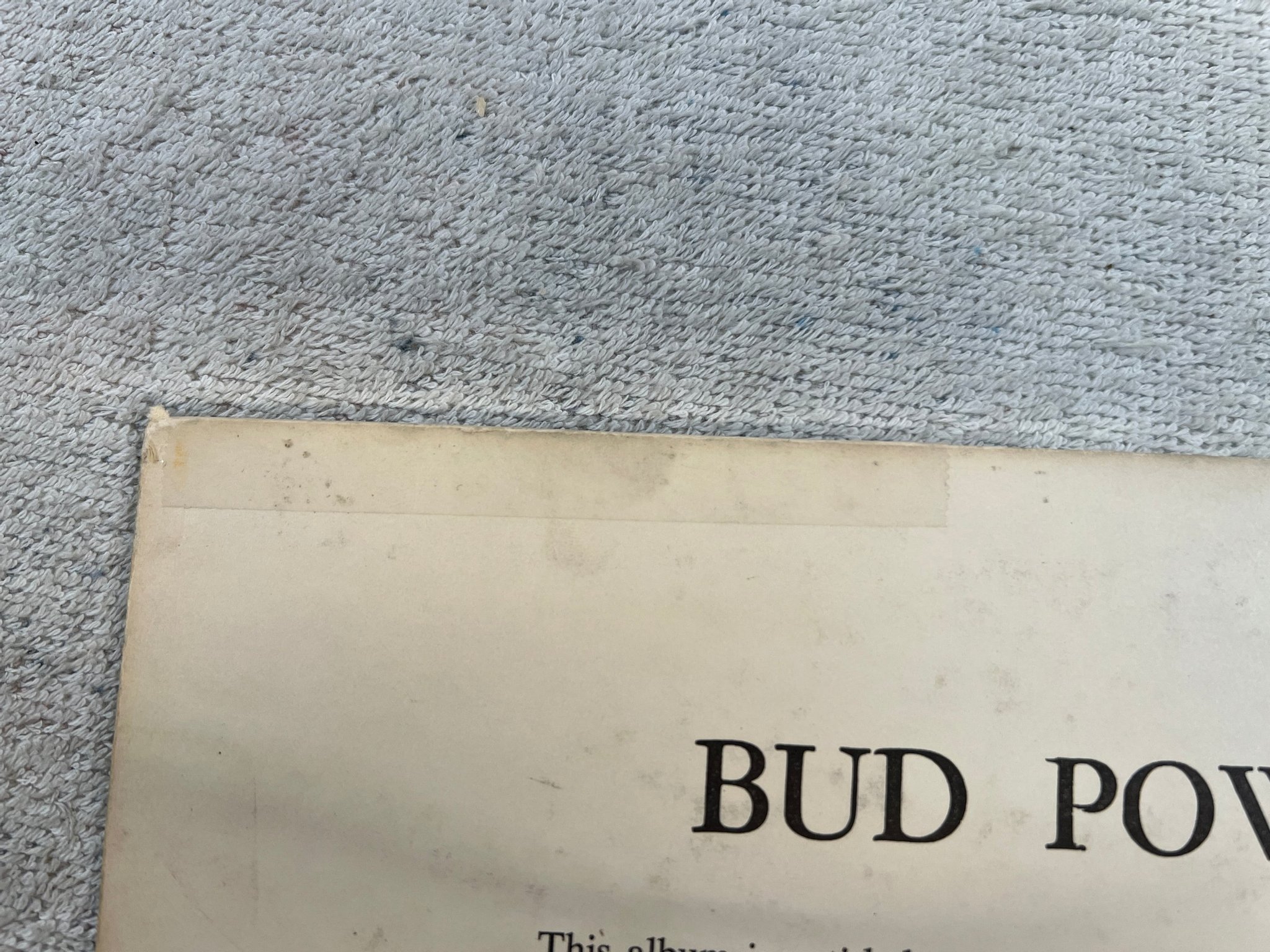 Omslagsbild för skivan BUD POWELL 'S moods LP -55 US NORGRAN MG N-1064 