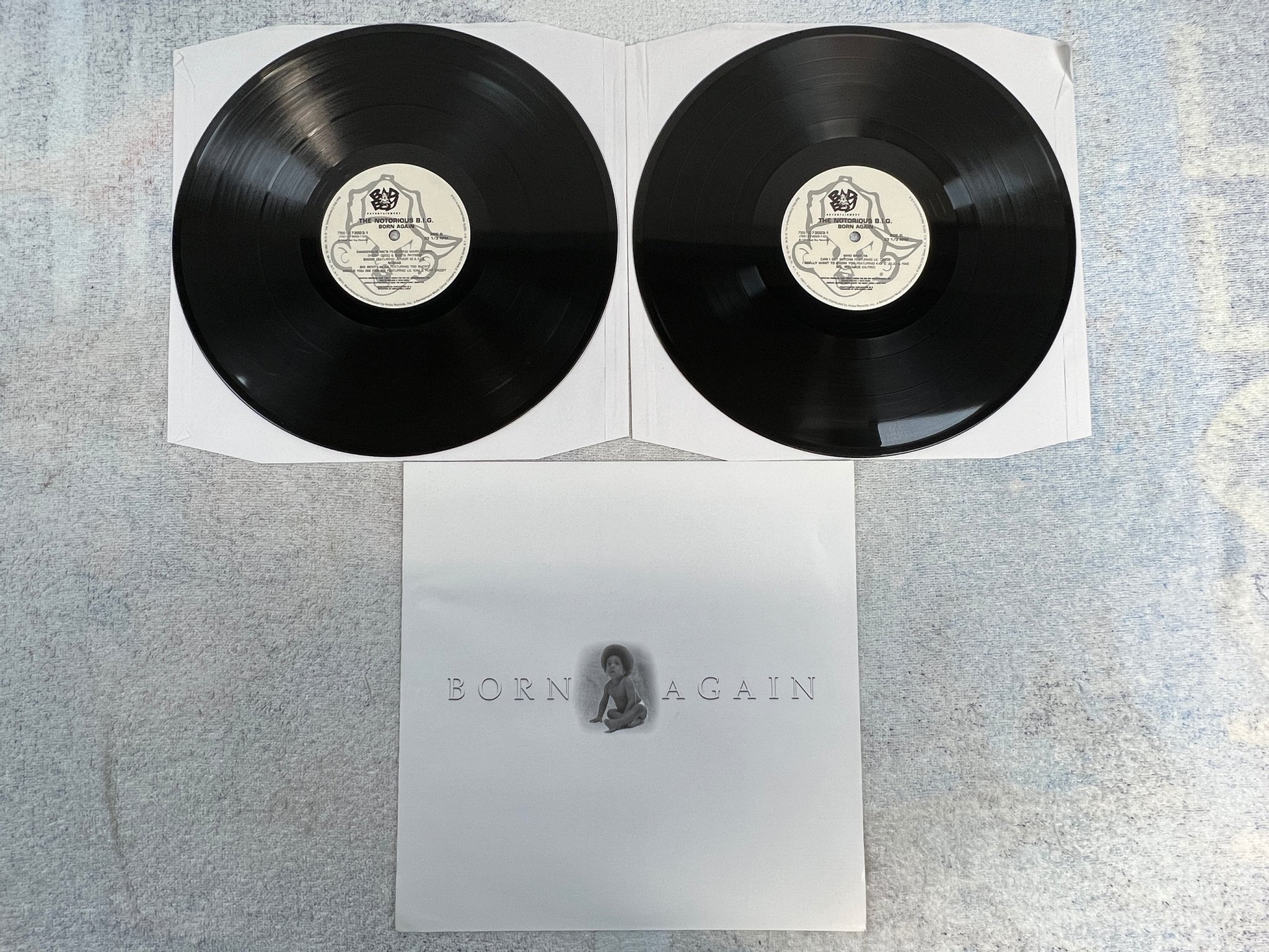 Omslagsbild för skivan NOTORIOUS B.I.G. born again 2xLP -99 US BAD BOY 78612-73023-1