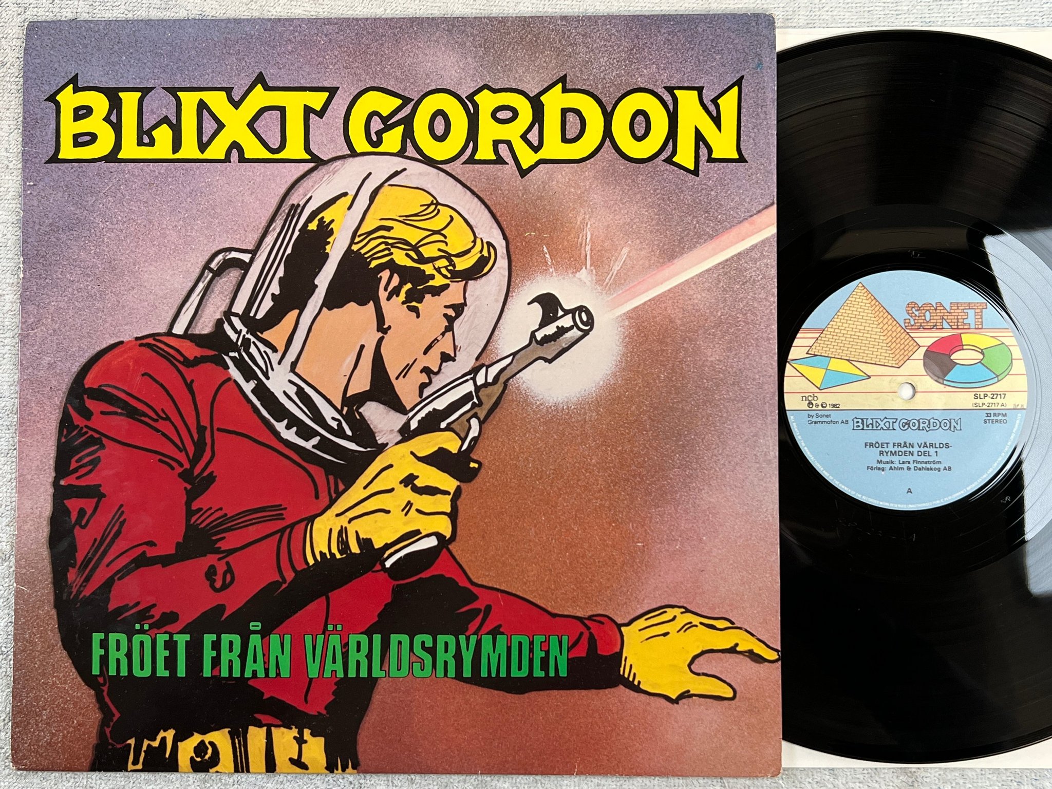 Omslagsbild för skivan BLIXT GORDON LP -82 Swe SONET SLP-2717