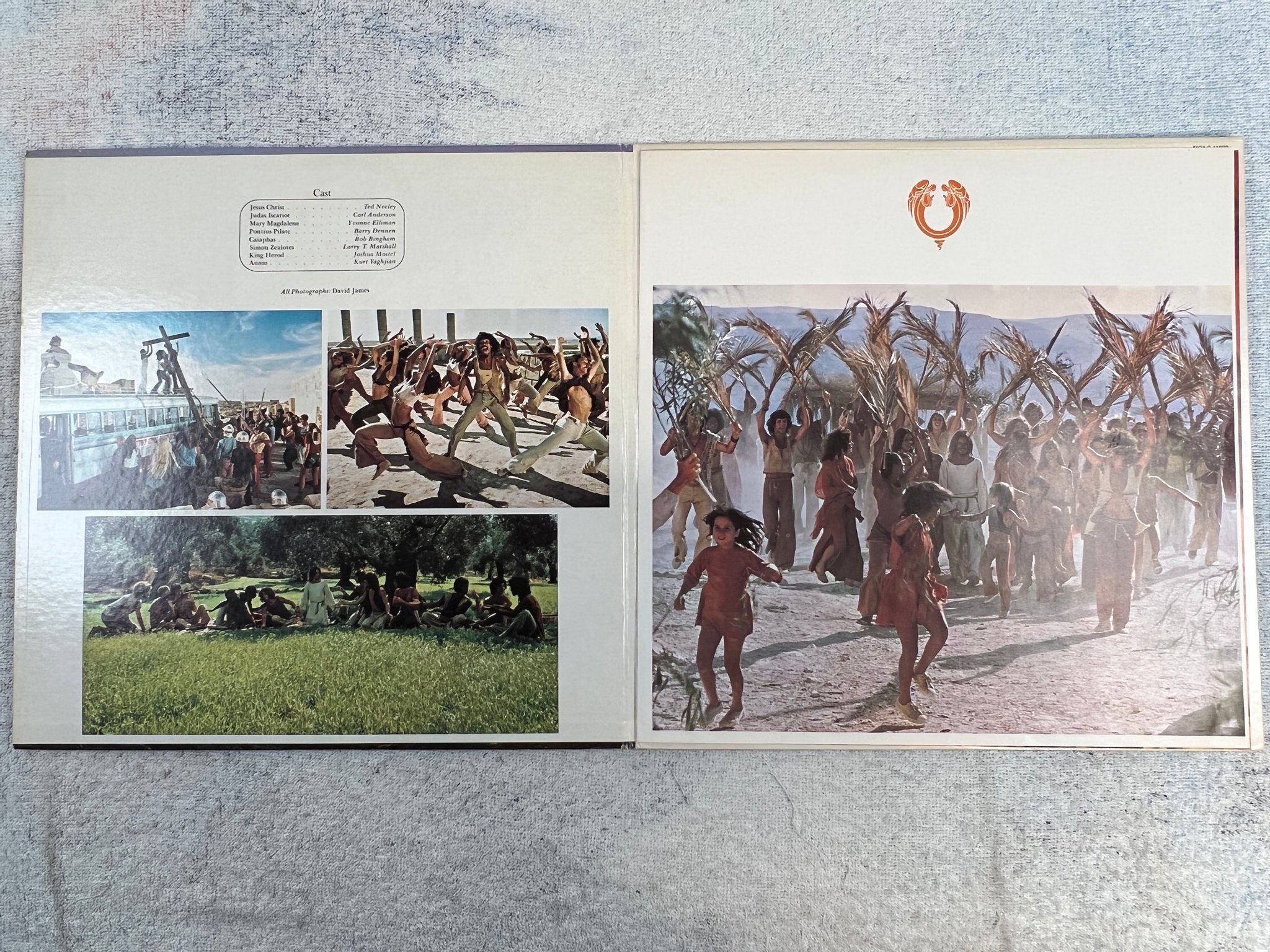 Omslagsbild för skivan JESUS CHRIST SUPERSTAR soundtrack 2xLP US MCA 2-11000