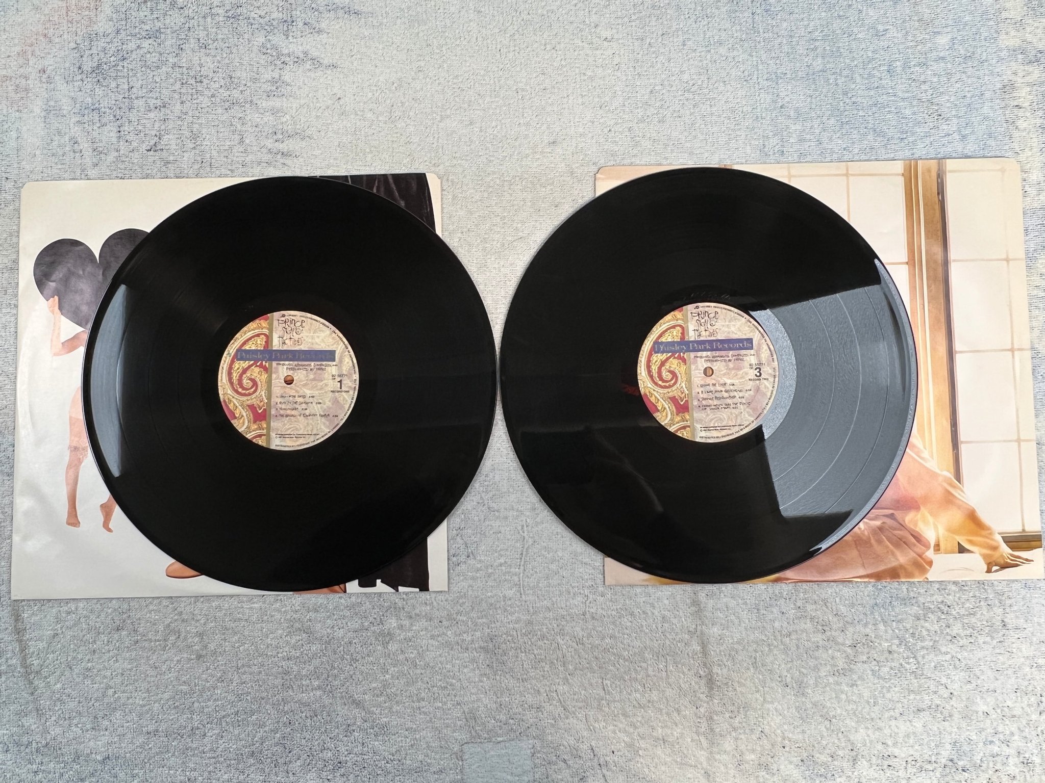 Omslagsbild för skivan PRINCE sign o the times LP -87 Can PAISLEY PARK 92 55771