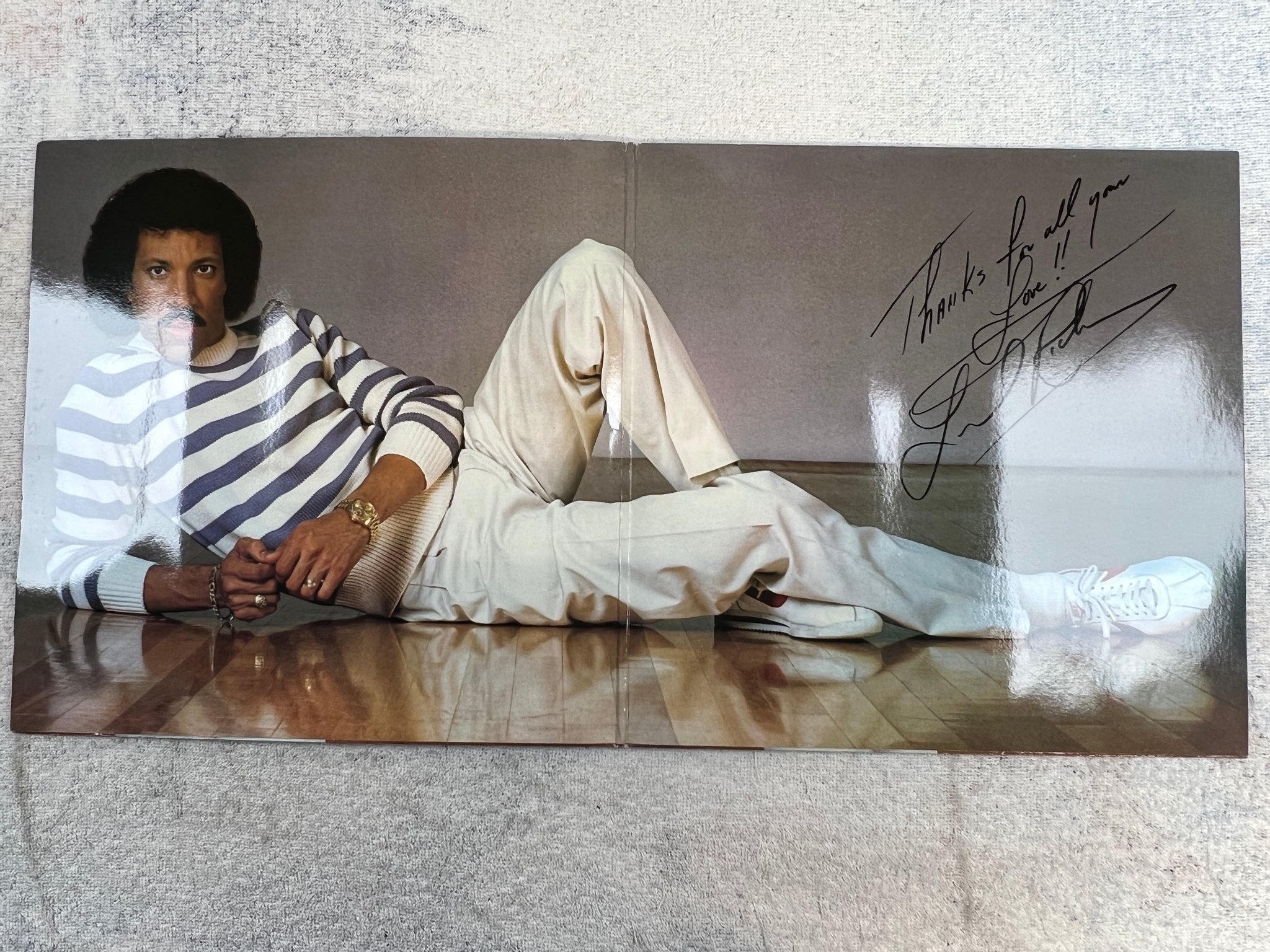 Omslagsbild för skivan LIONEL RICHIE s/t LP -82 Ger MOTOWN 260 15 042