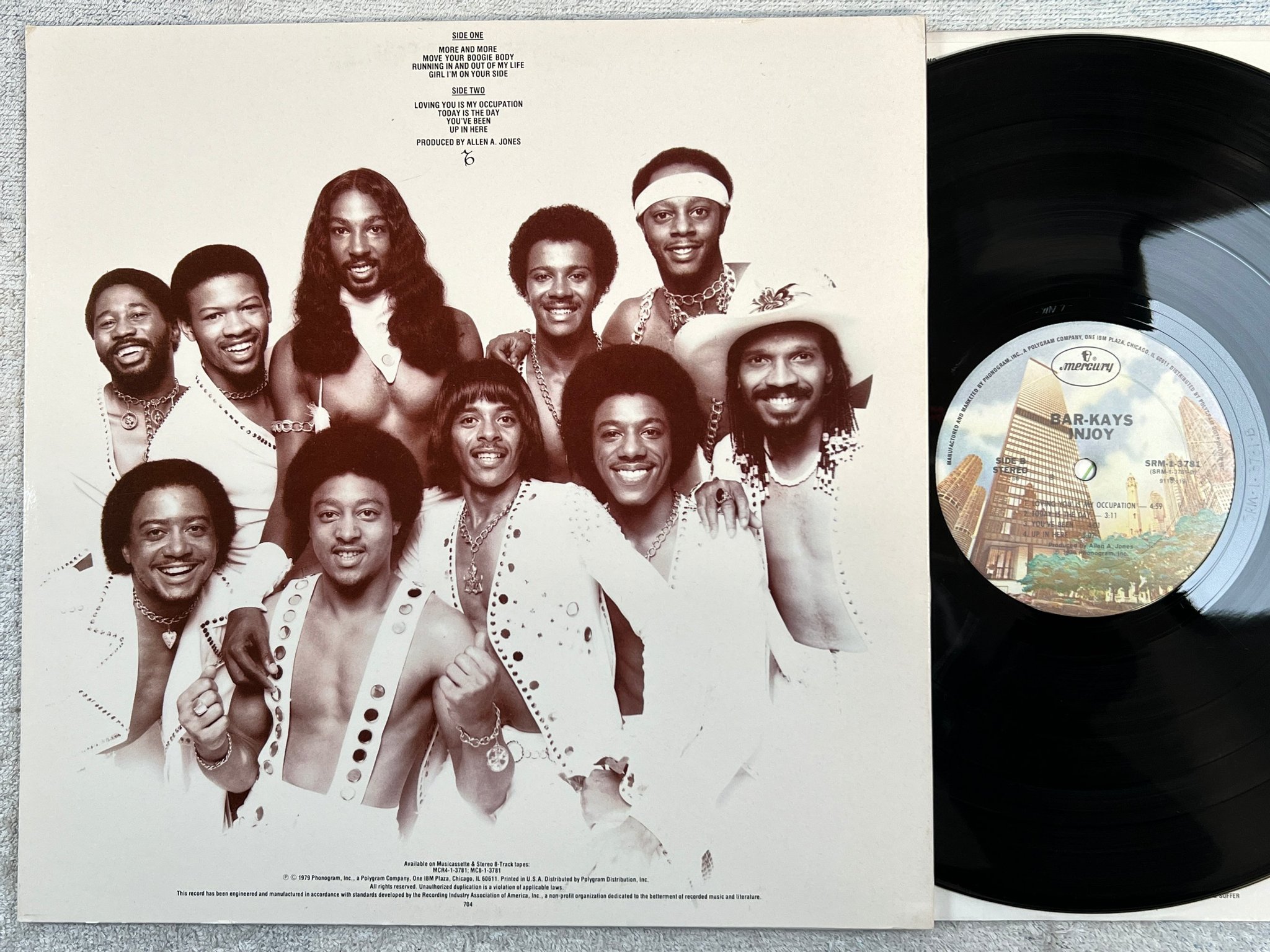 Omslagsbild för skivan BAR-KAYS injoy LP -79 US MERCURY SR,-1-3781