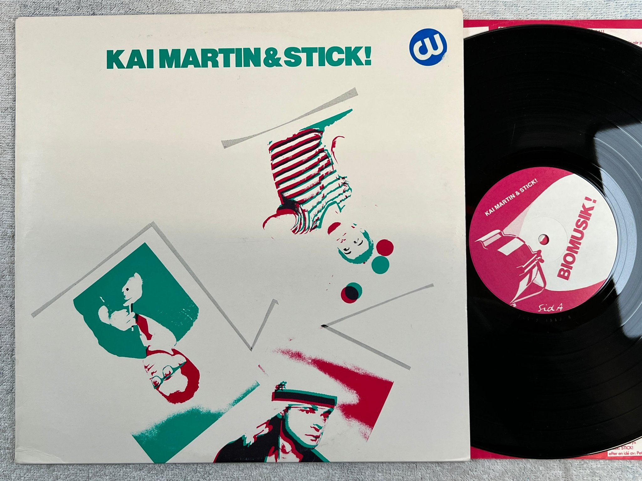 Omslagsbild för skivan KAI MARTIN & STICK biomusik ! LP Swe SILENCE SRS 4663 