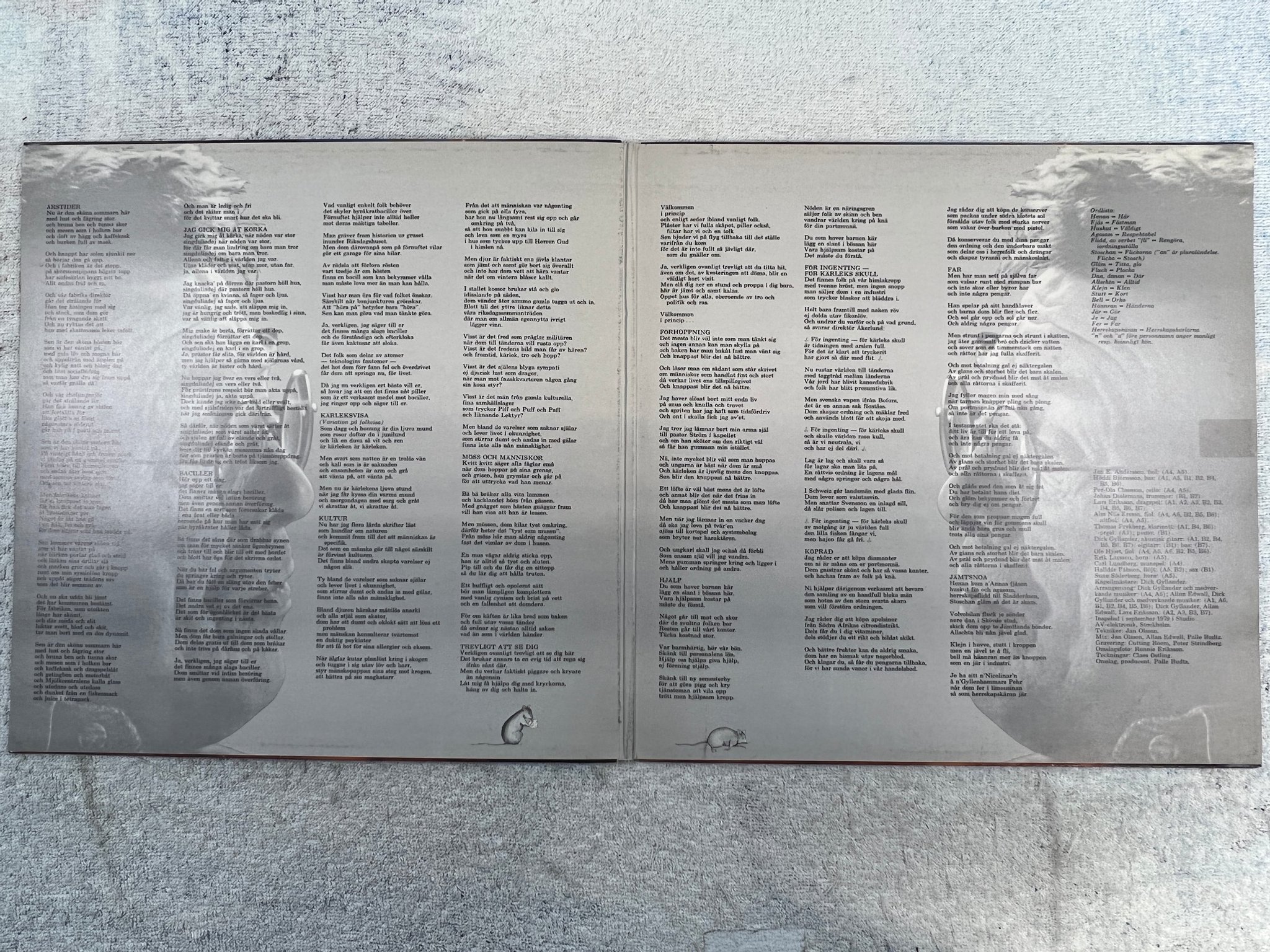 Omslagsbild för skivan ALLAN EDWALL grovdoppa LP -79 ADISC BS 791022