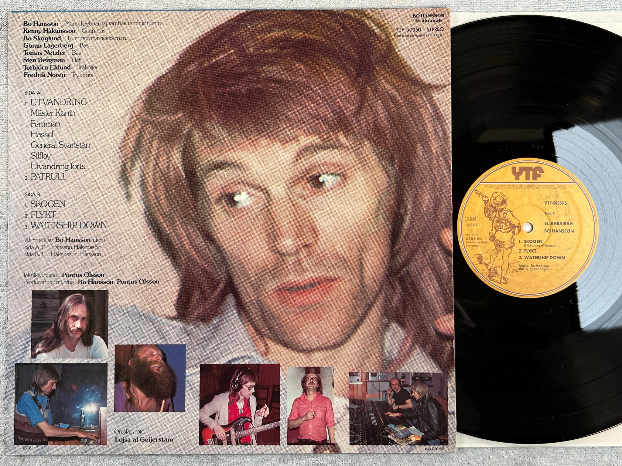 Omslagsbild för skivan BO HANSSON el-ahrairah LP -77 YTF 50350 S 