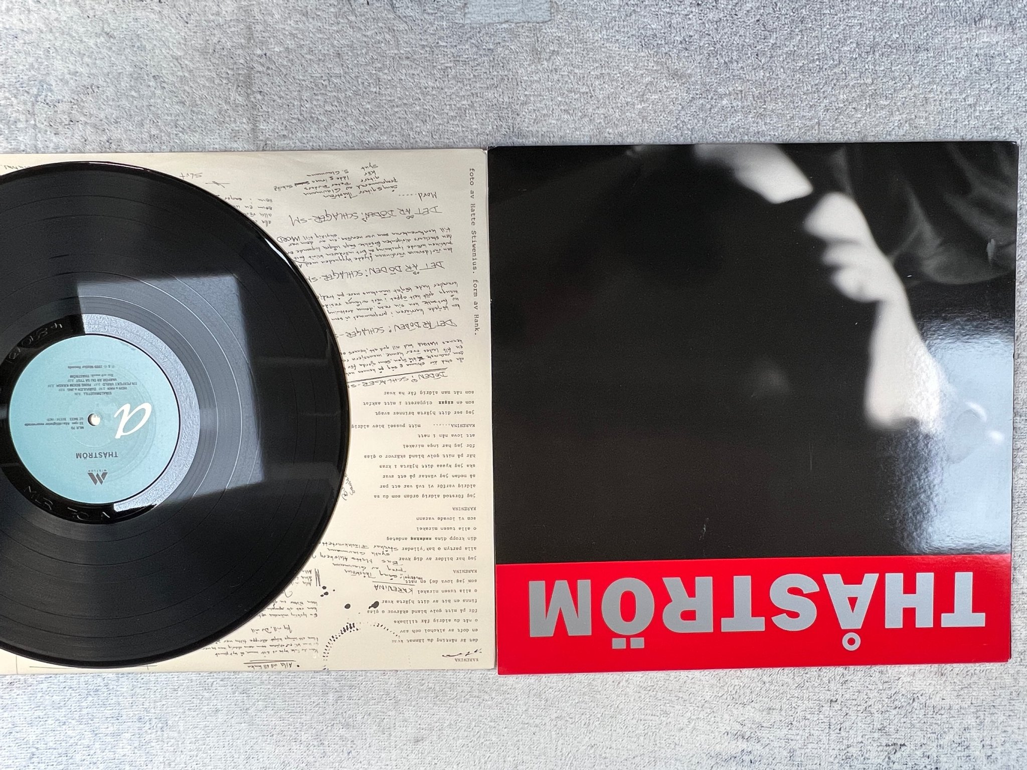 Omslagsbild för skivan THÅSTRÖM s/t LP -89 MISTLUR MLR 70