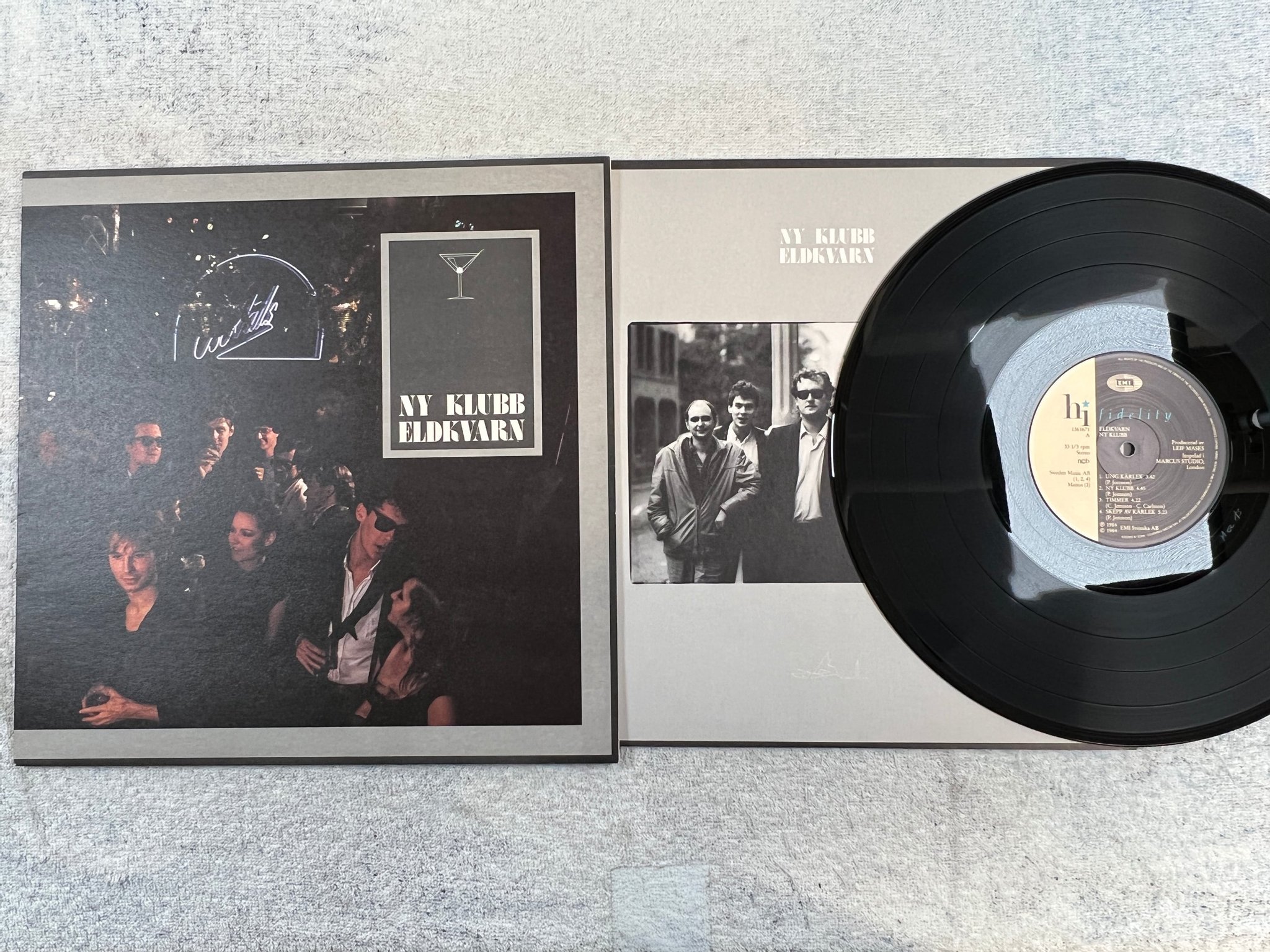 Omslagsbild för skivan ELDKVARN ny klubb LP -84 Swe HI FIDELITY 1361671