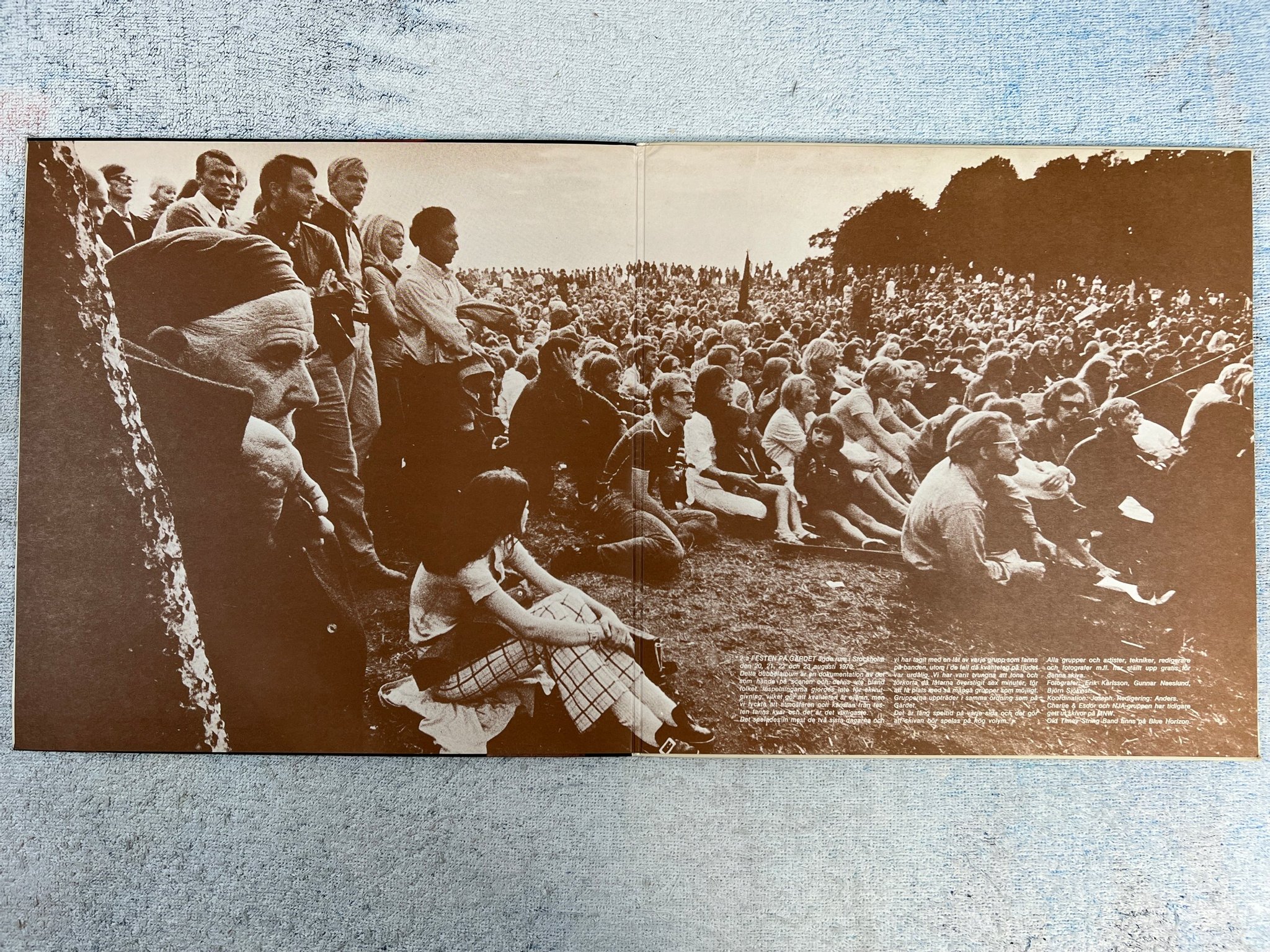 Omslagsbild för skivan V/A festen på Gärdet 2xLP -71 SILENCE SRS 4603 mulitcoloured vinyls