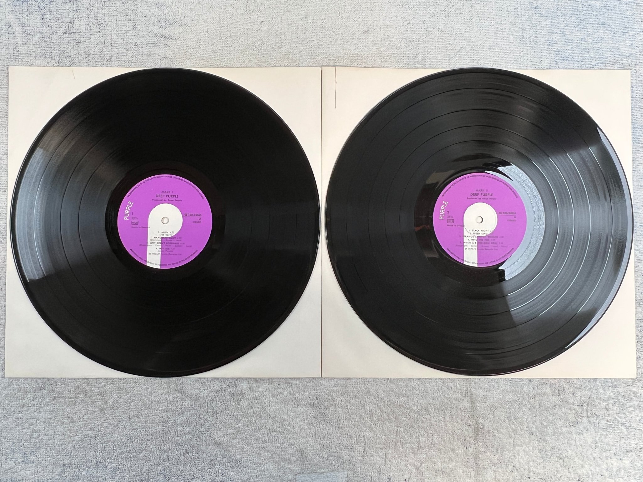 Omslagsbild för skivan DEEP PURPLE mark I & II 2xLP ncb PURPLE 4E 188-94866