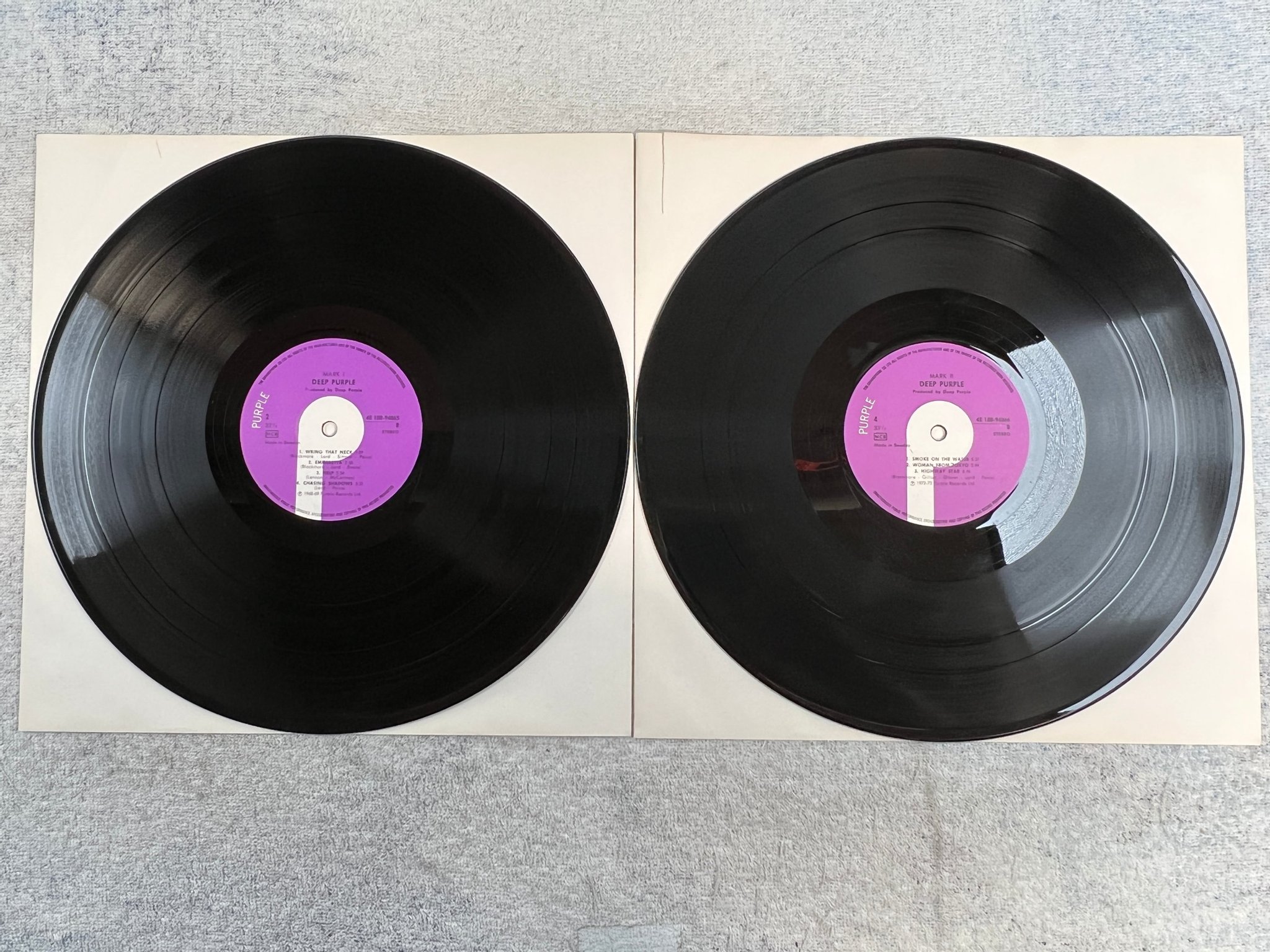 Omslagsbild för skivan DEEP PURPLE mark I & II 2xLP ncb PURPLE 4E 188-94866