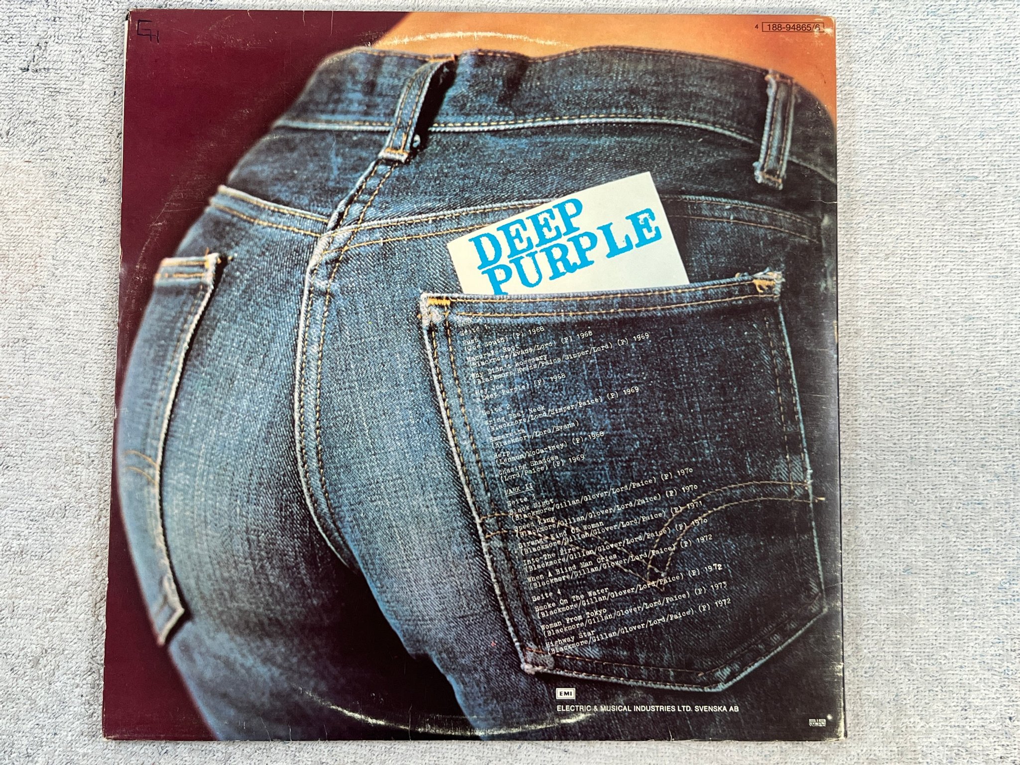Omslagsbild för skivan DEEP PURPLE mark I & II 2xLP ncb PURPLE 4E 188-94866