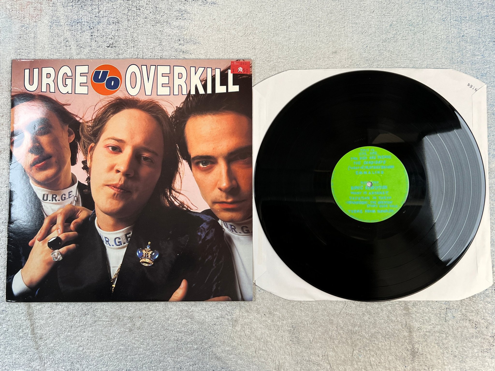 Omslagsbild för skivan URGE OVERKILL The Supersonic Storybook LP -91 TOUCH AND GO T&GLP#70