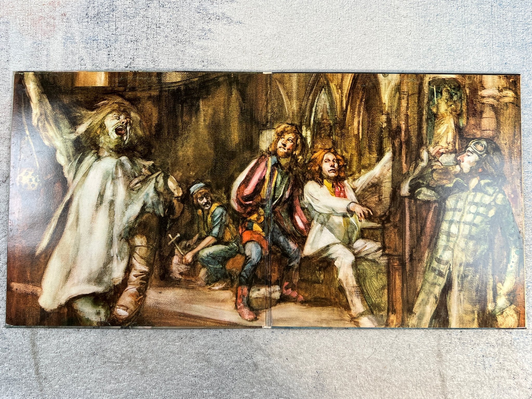 Omslagsbild för skivan JETHRO TULL aqualung LP -71 ncb SONET SLP 3007