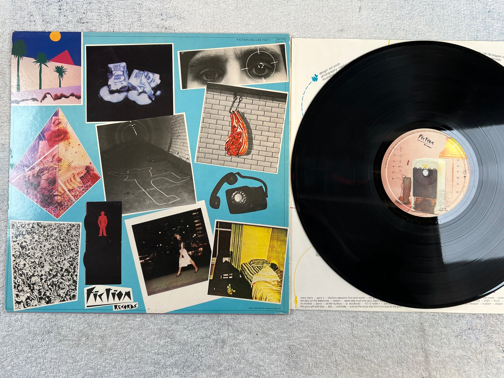 Omslagsbild för skivan THE CURE Three Imaginary Boys LP -79 UK FICTION FIX 1