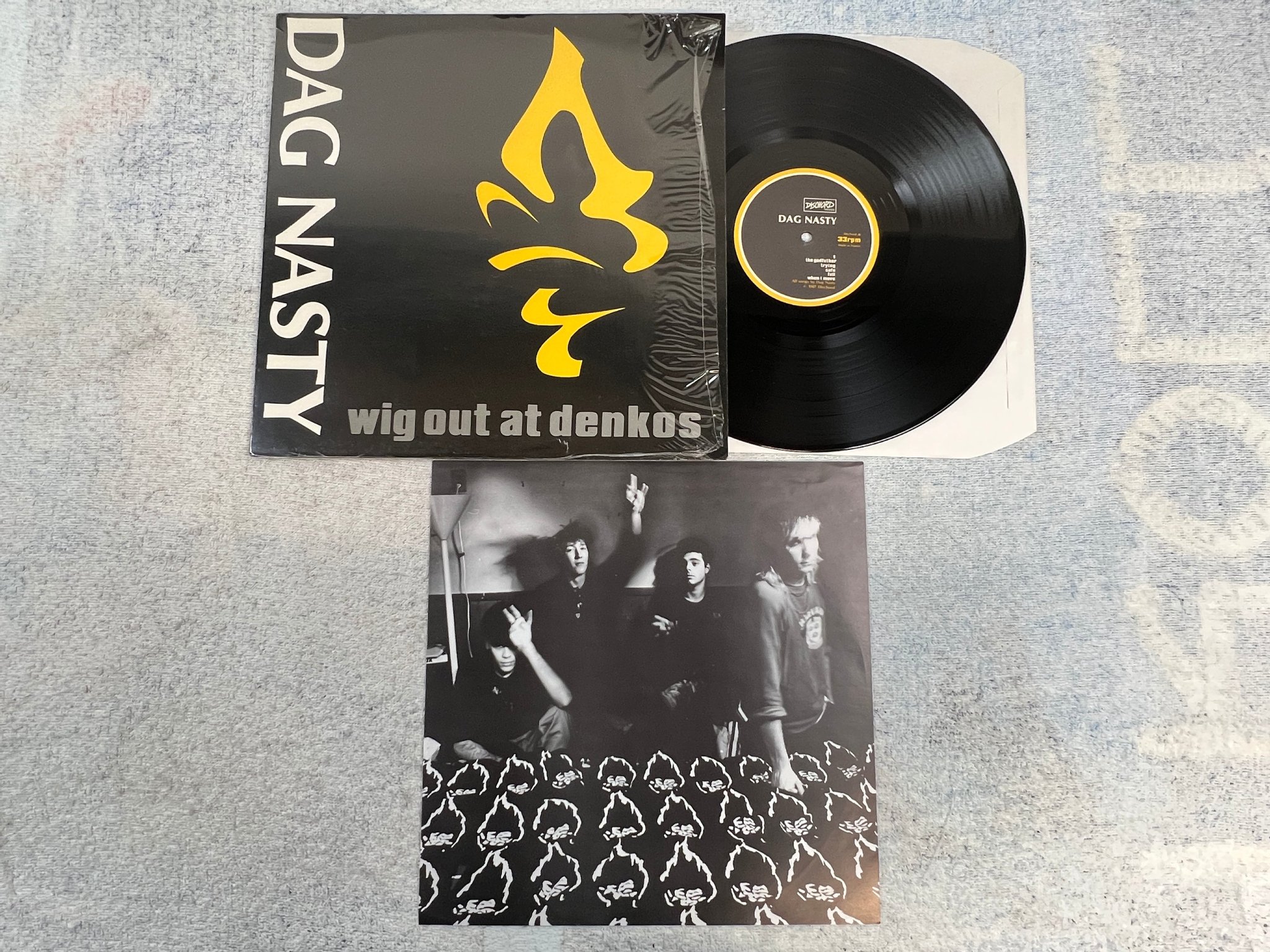 Omslagsbild för skivan DAG NASTY Wig Out At Denkos LP -87 US Dischord Records 26 PUNK