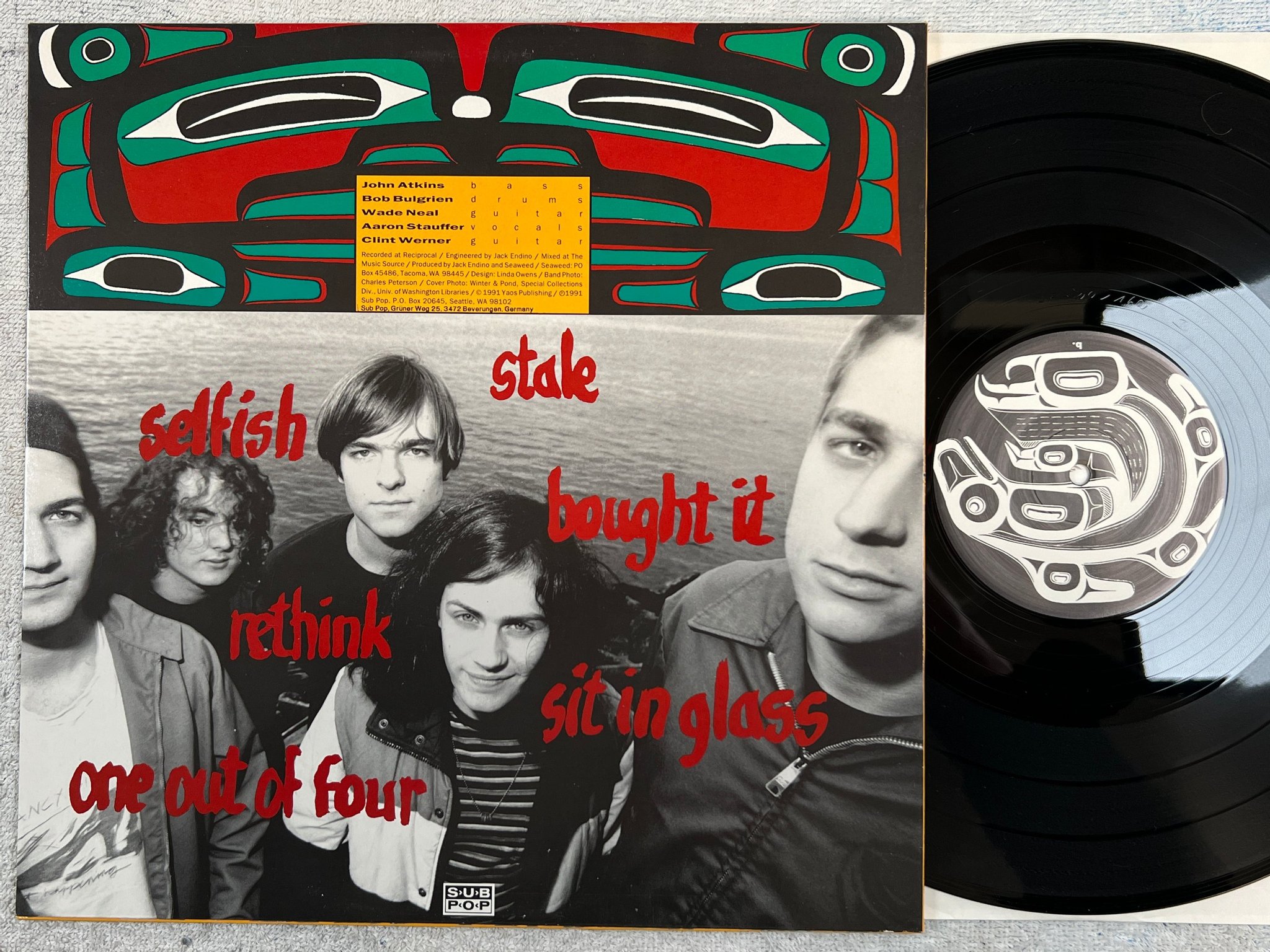 Omslagsbild för skivan SEAWEED Despised 12"EP -91 Ger SUB POP SP 20/162 grunge