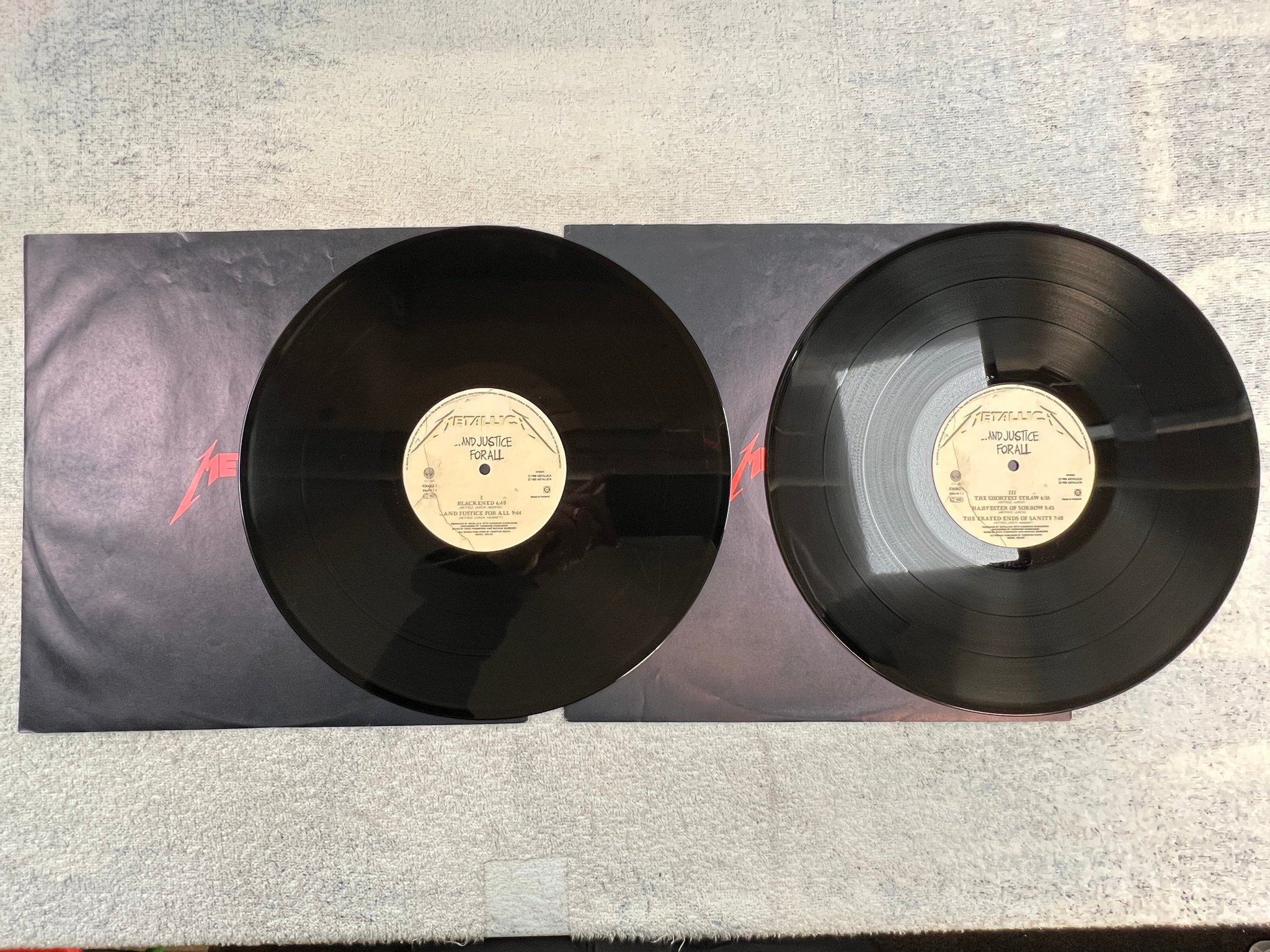 Omslagsbild för skivan METALLICA ...And Justice For All 2xLP -88 VERTIGO 836062-1