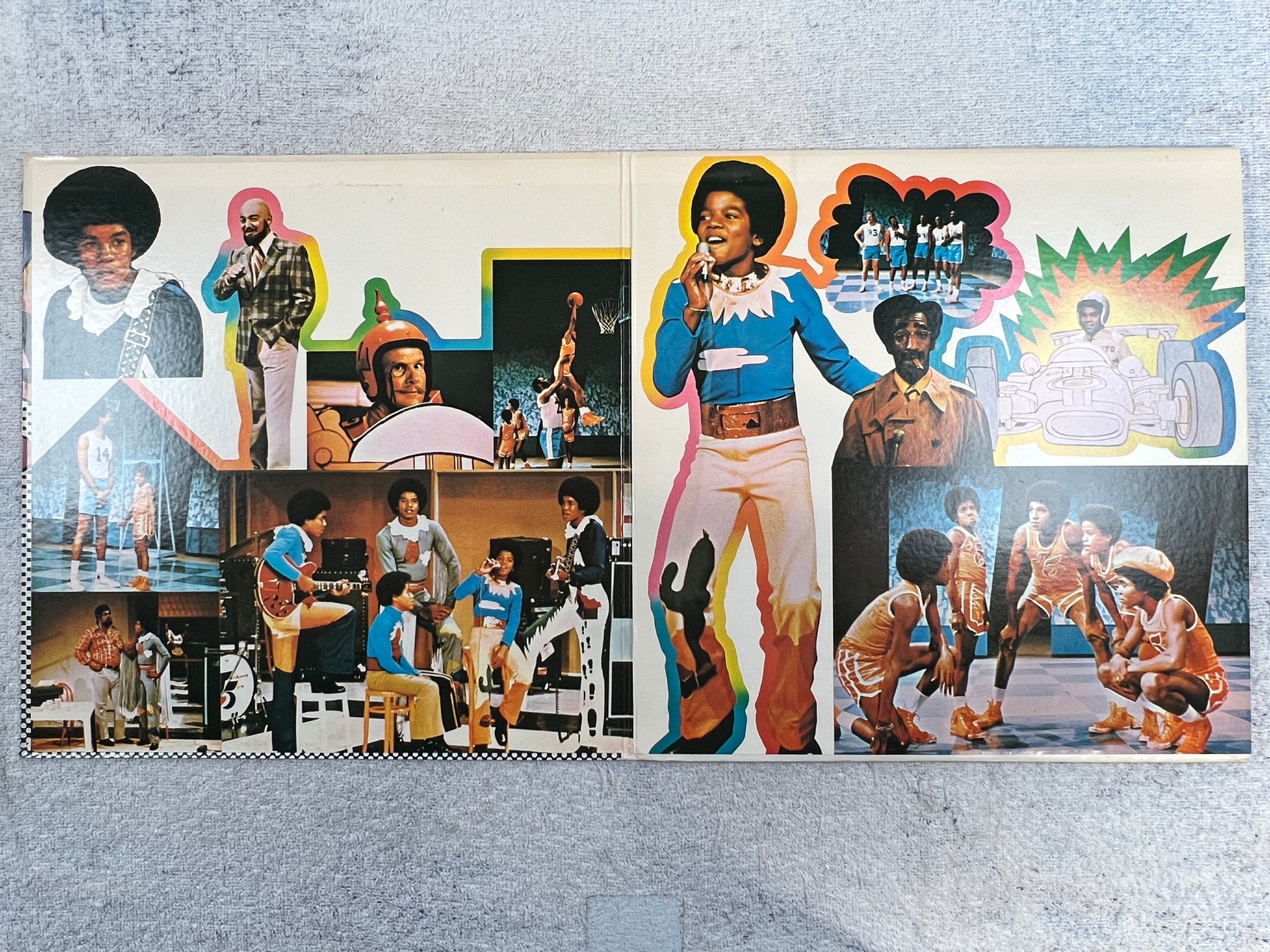 Omslagsbild för skivan THE JACKSONS 5 goin' back to Indiana LP -71 US MOTOWN M-742L