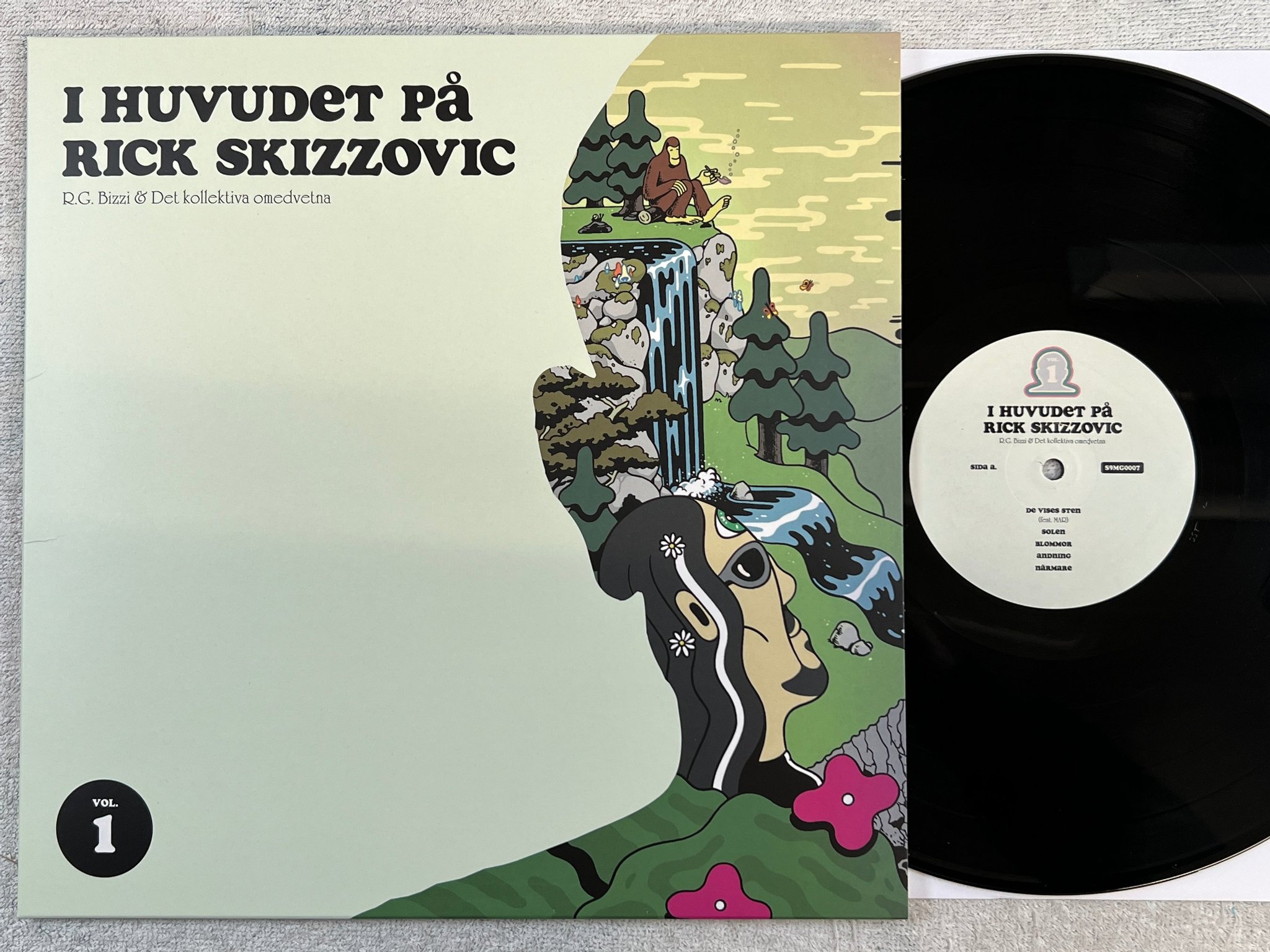 Omslagsbild för skivan R.G. BIZZI I huvudet på .. vol 1 LP 2021 Swe SXXB900MG – S9MG0007 