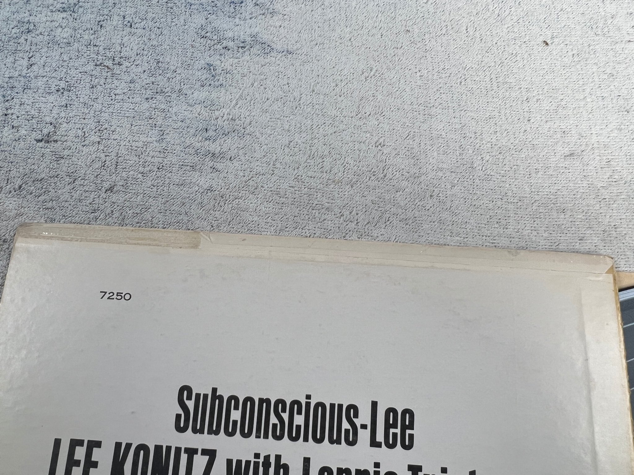 Omslagsbild för skivan LEE KONITZ Subconscious-Lee LP -55/64 us PRESTIGE PRST 7250