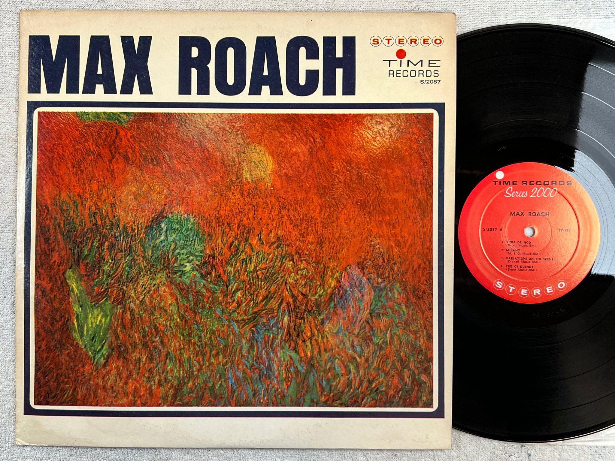 Omslagsbild för skivan MAX ROACH s/t LP US TIME S/2087