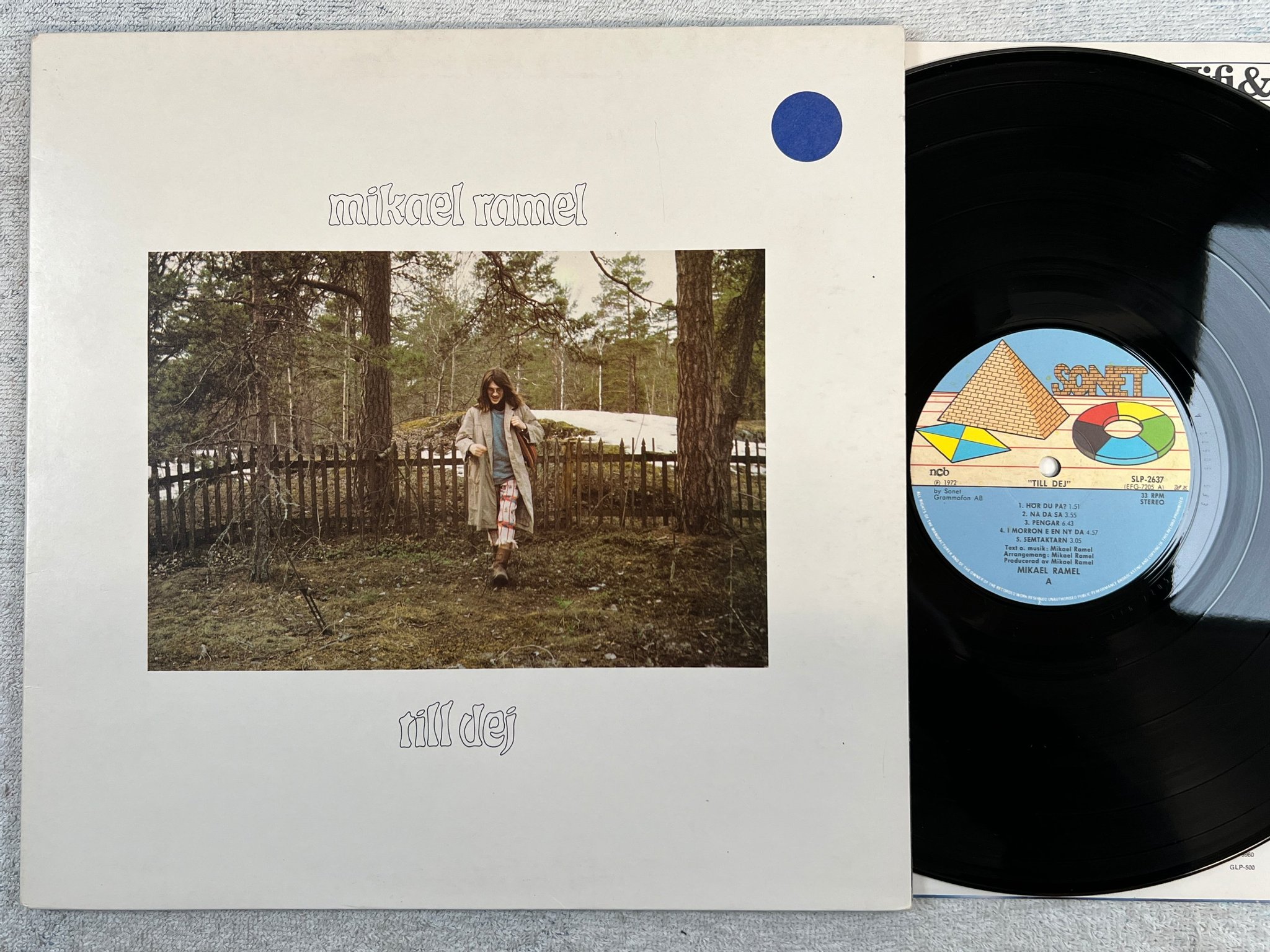 Omslagsbild för skivan MIKAEL RAMEL till dej LP -72 Swe SONET SLP 2637