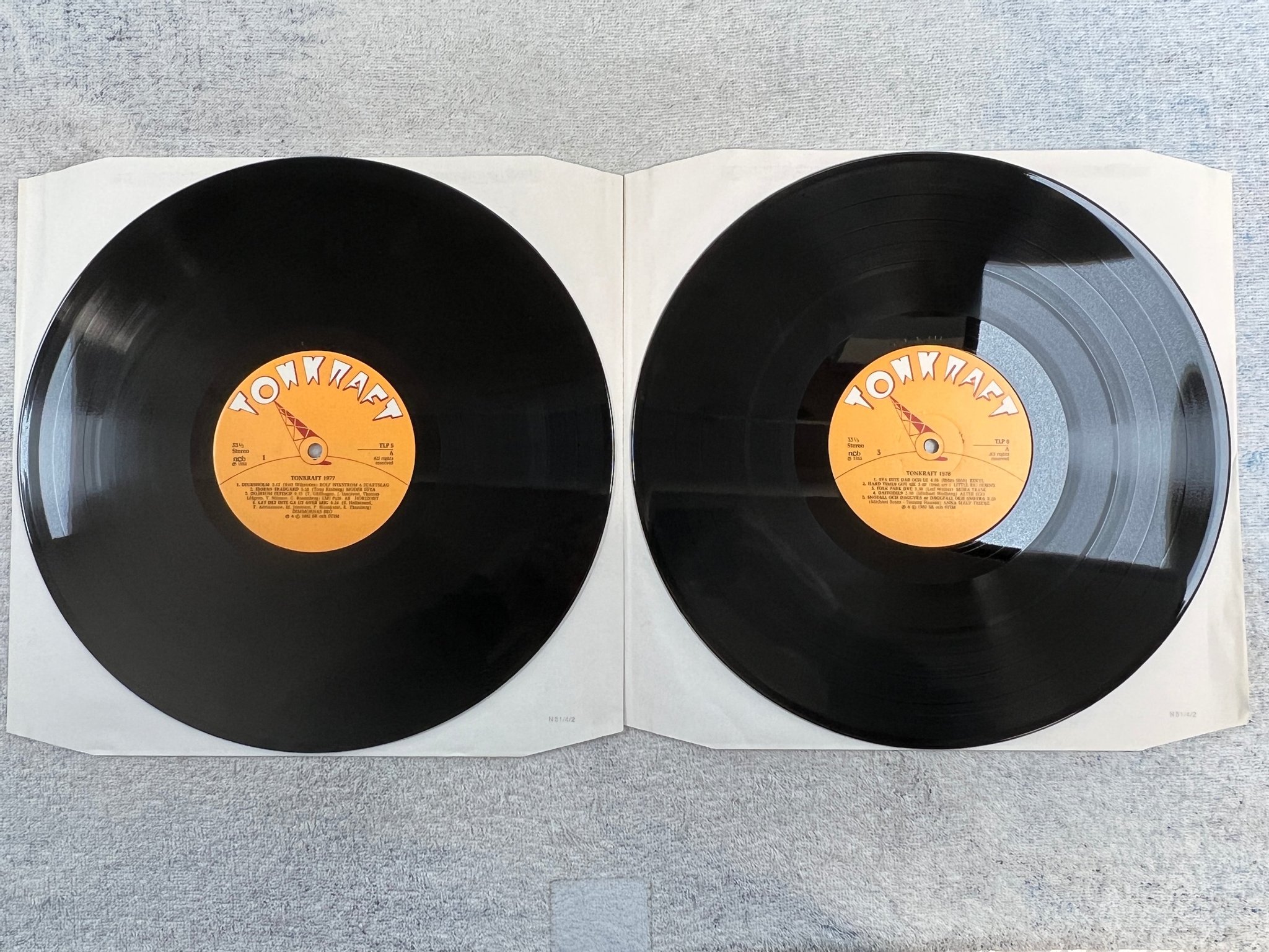 Omslagsbild för skivan V/A tonkraft 1977 2xLP -82 Swe TONKRAFT TLP-5 "Anna Själv Tredje"