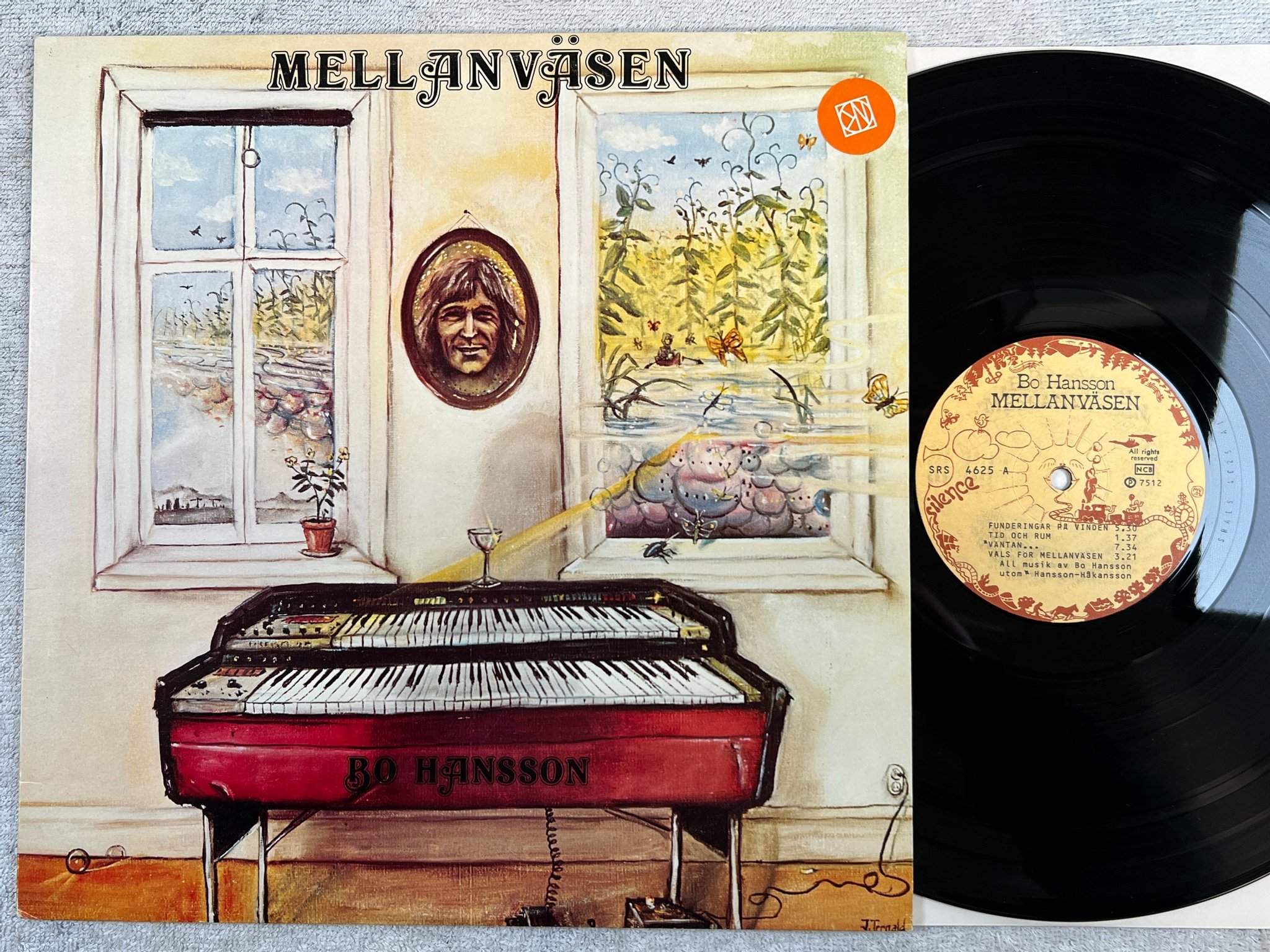 Omslagsbild för skivan BO HANSSON mellanväsen LP -75 Swe SILENCE SRS 4625