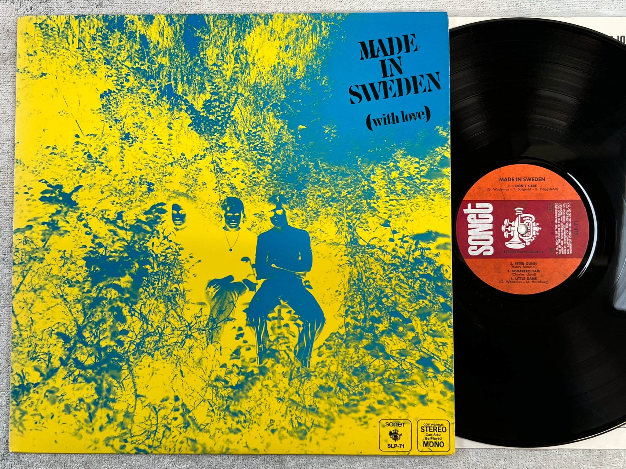 Omslagsbild för skivan MADE IN SWEDEN ( with love ) LP -68 Swe SONET SLP 71 