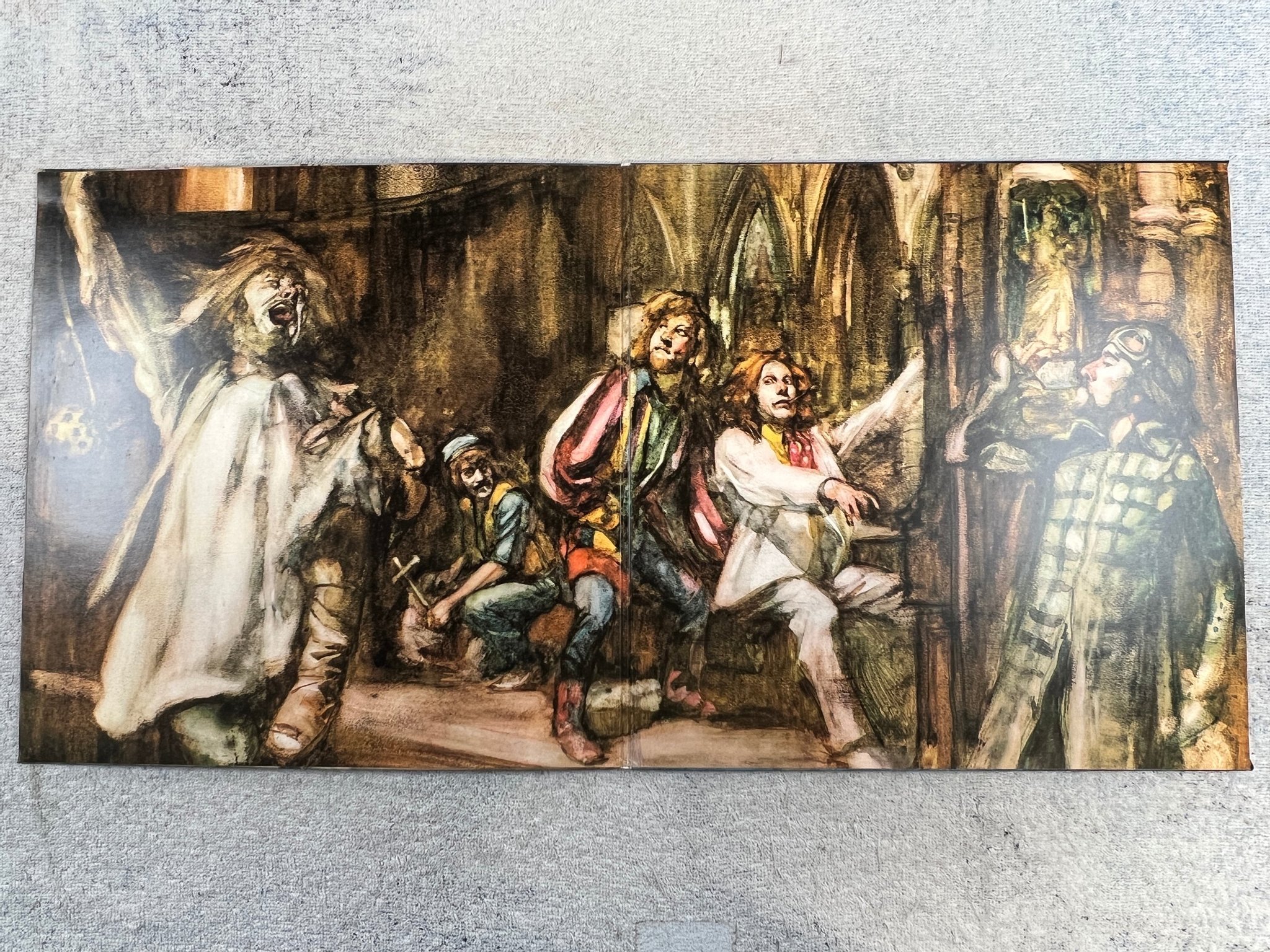 Omslagsbild för skivan JETHRO TULL aqualung LP -71 SONET SLP-3007