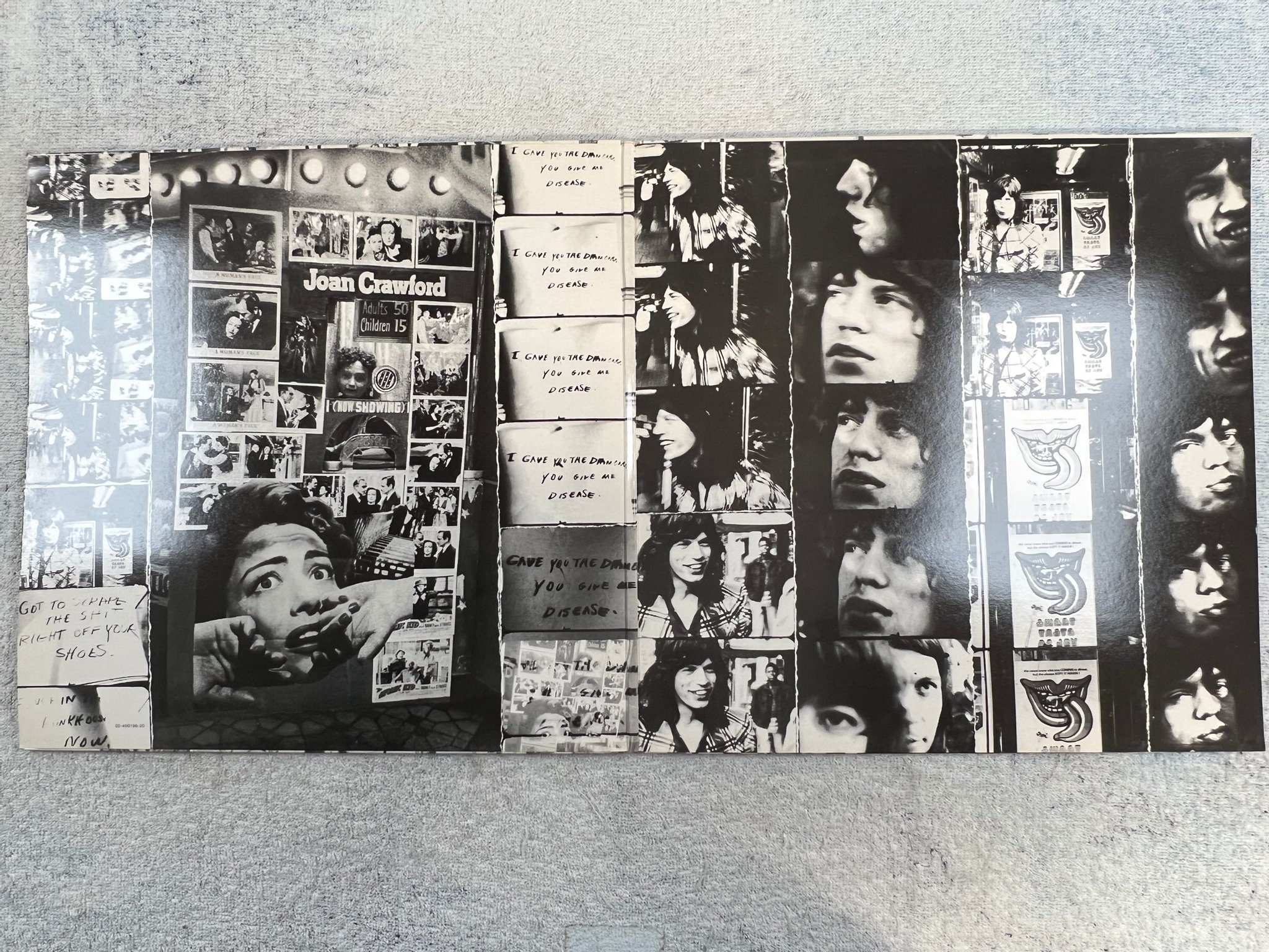 Omslagsbild för skivan ROLLING STONES exile on main st 2xLP -72 Hol CBS 4501961