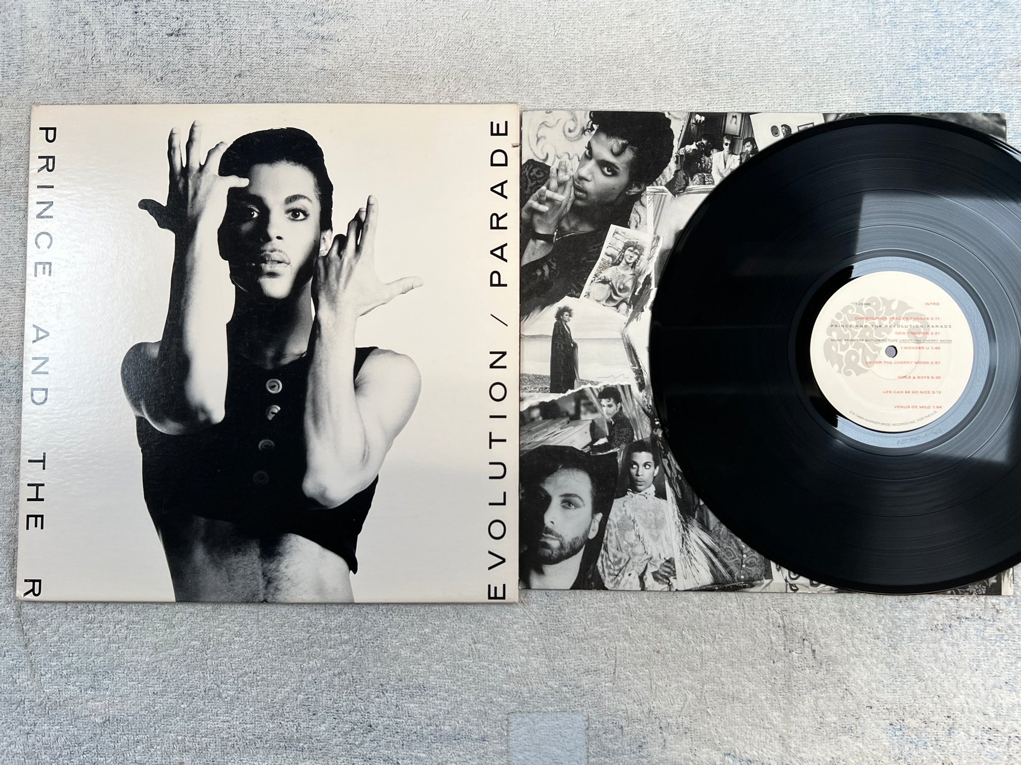 Omslagsbild för skivan PRINCE 6 THE REVOLUTION parade LP -86 US PAISLEY PARK 1-25395