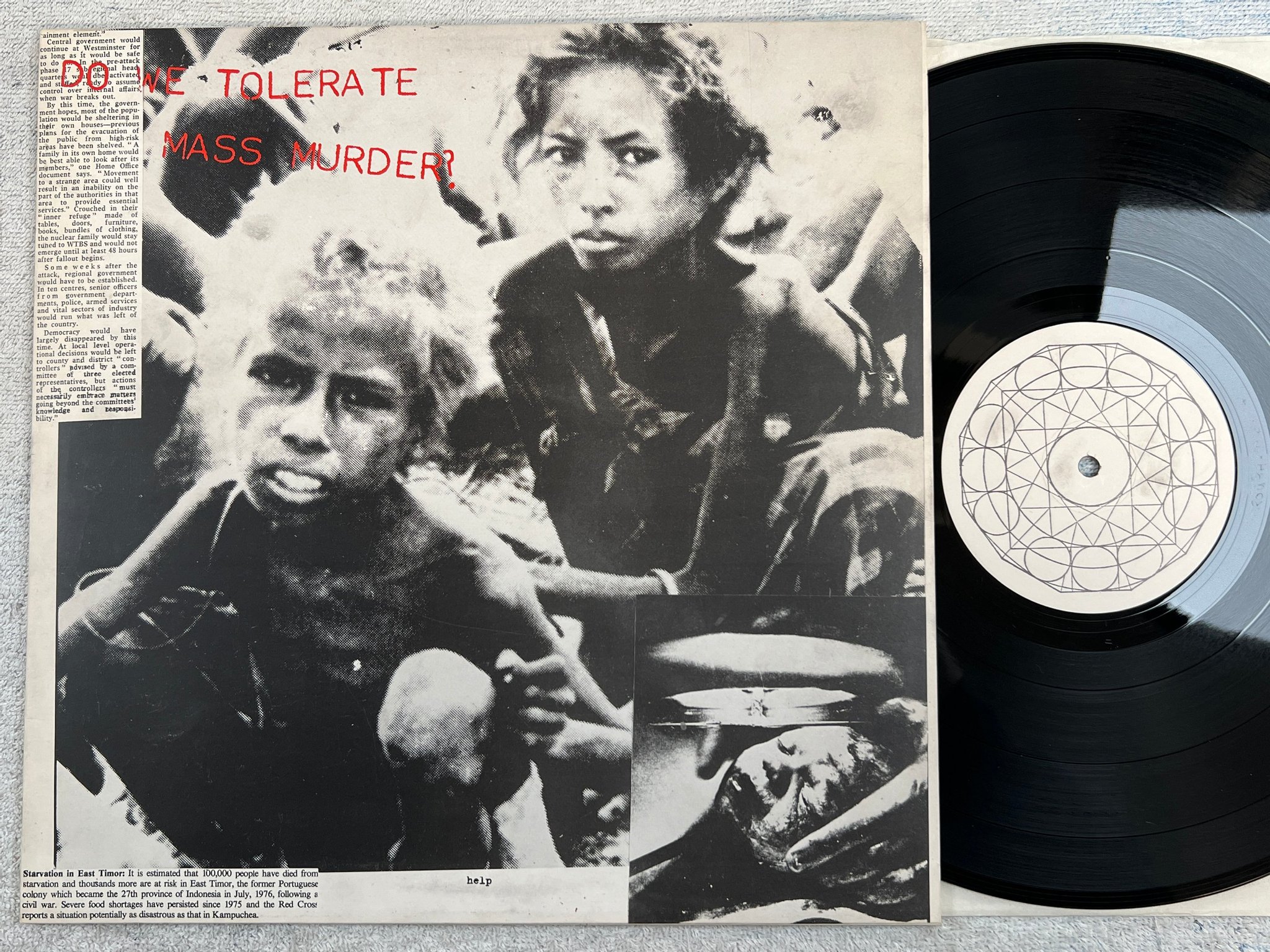 Omslagsbild för skivan THE POP GROUP For How Much Longer... LP -80 UK ROUGH TRADE ROUGH 9 