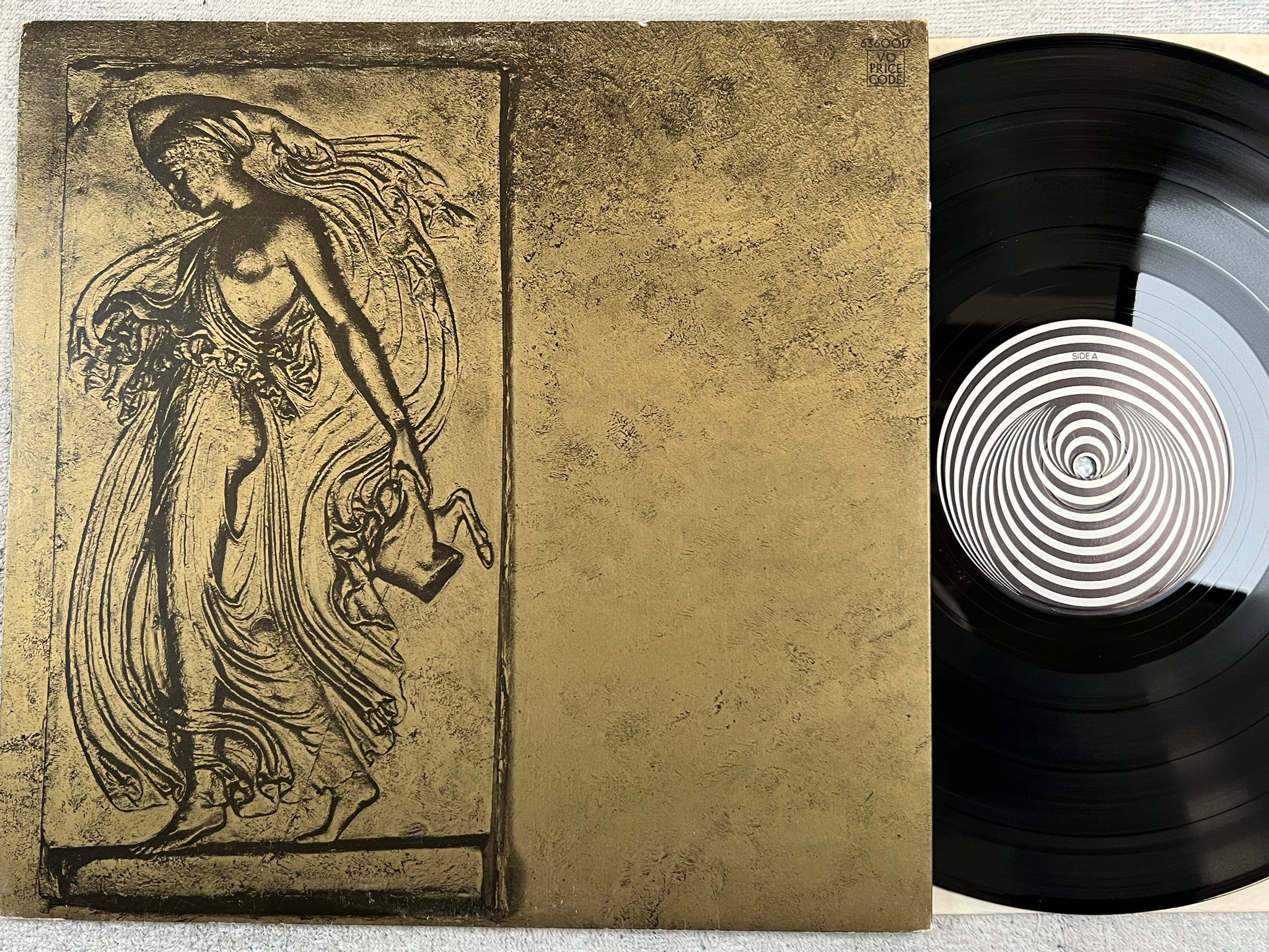 Omslagsbild för skivan COLOSSEUM daughter of time LP -70 UK VERTIGO 6360017 rare prog rock