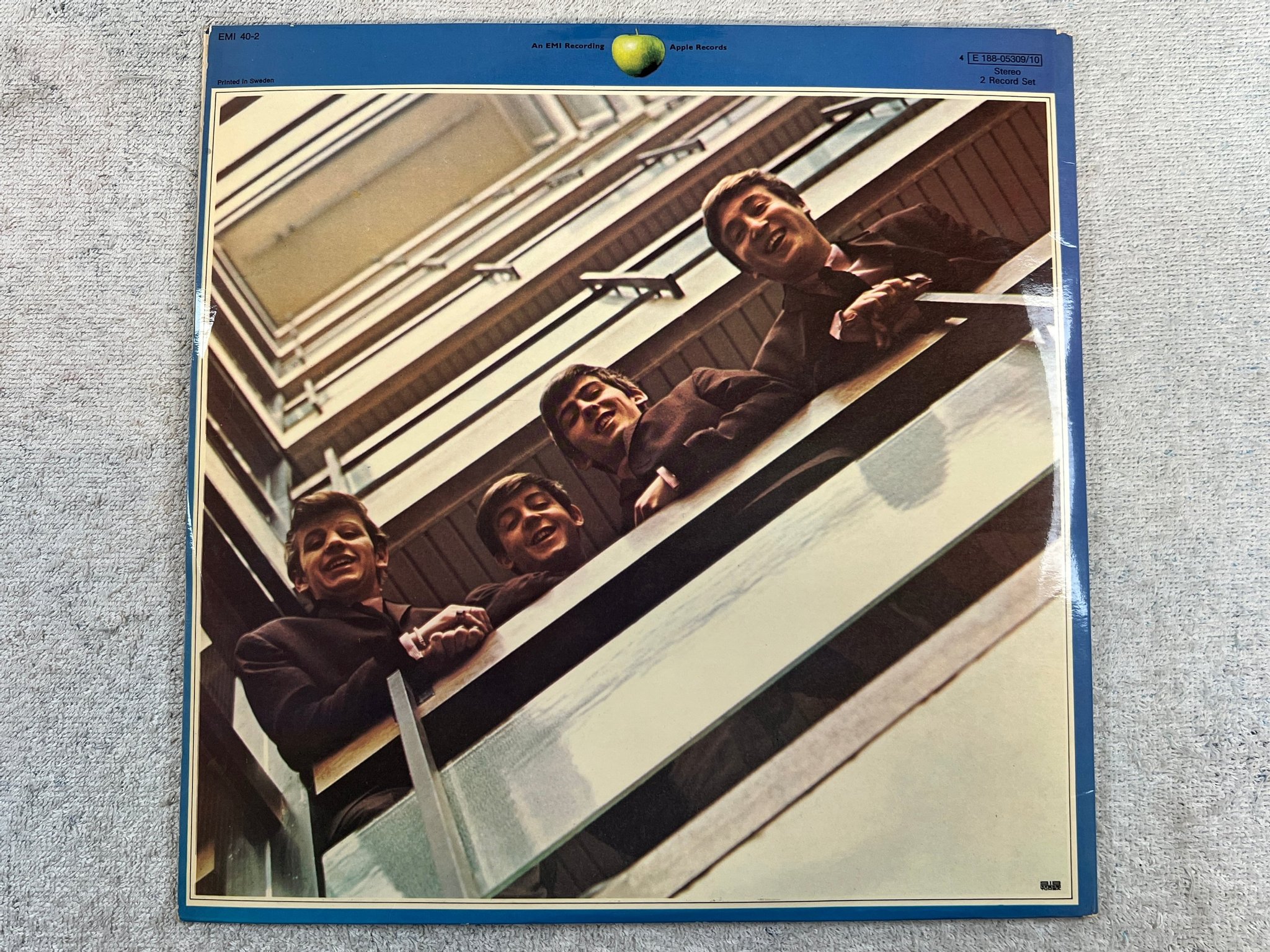 Omslagsbild för skivan THE BEATLES 1967-1970 2xLP Swe APPLE 4E 188-05310