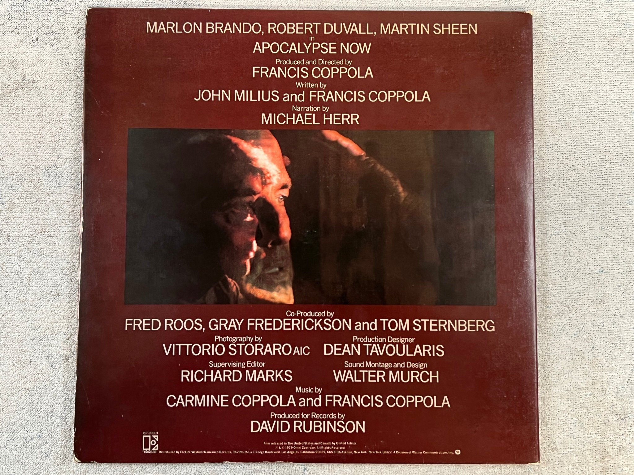 Omslagsbild för skivan APOCALYPSE NOW Coppola LP 2xLP -79 US ELEKTRA DP-90001 SP