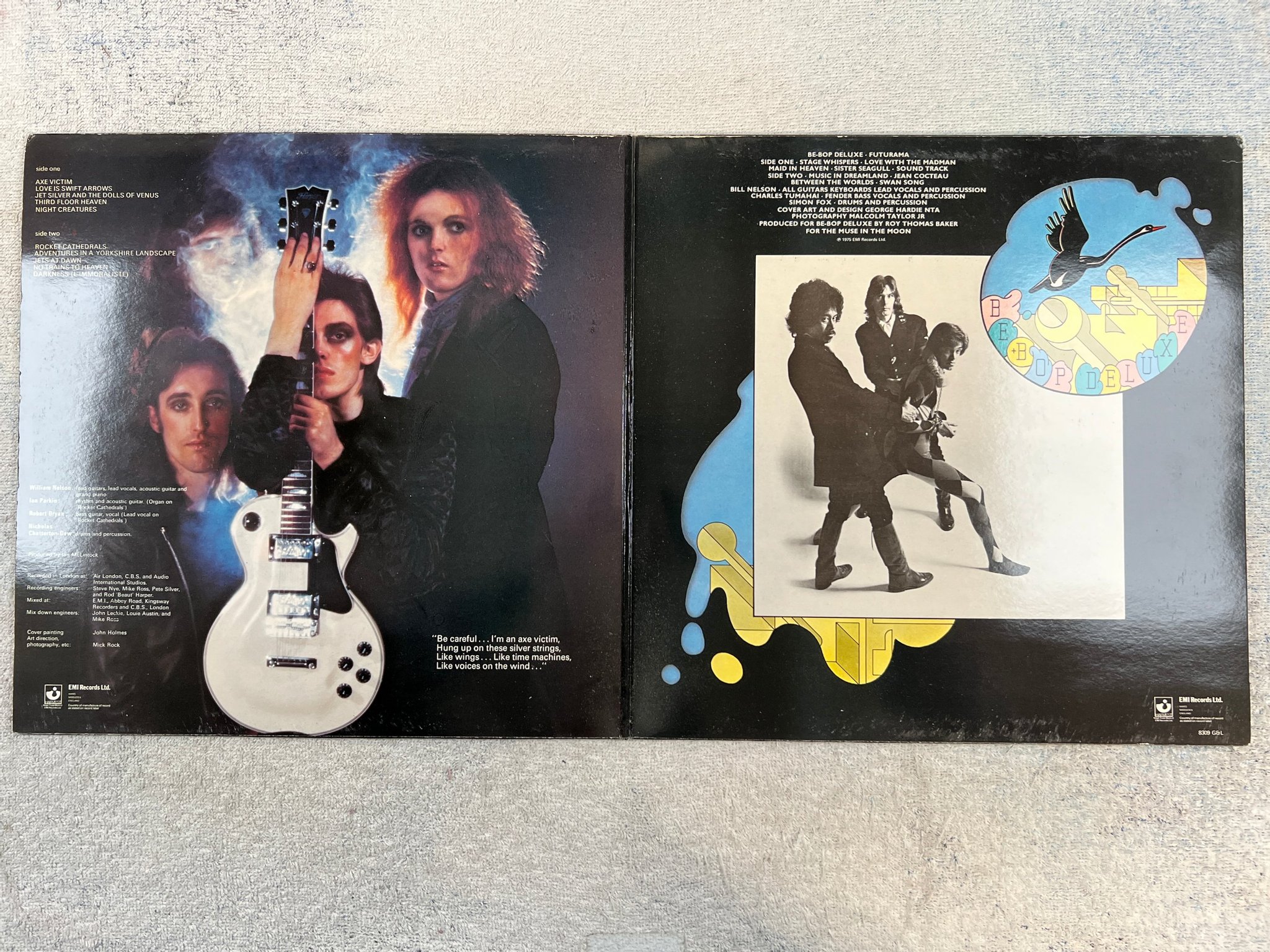 Omslagsbild för skivan BE-BOP DELUXE futurama 2xLP -75 EMI EDP 1546801