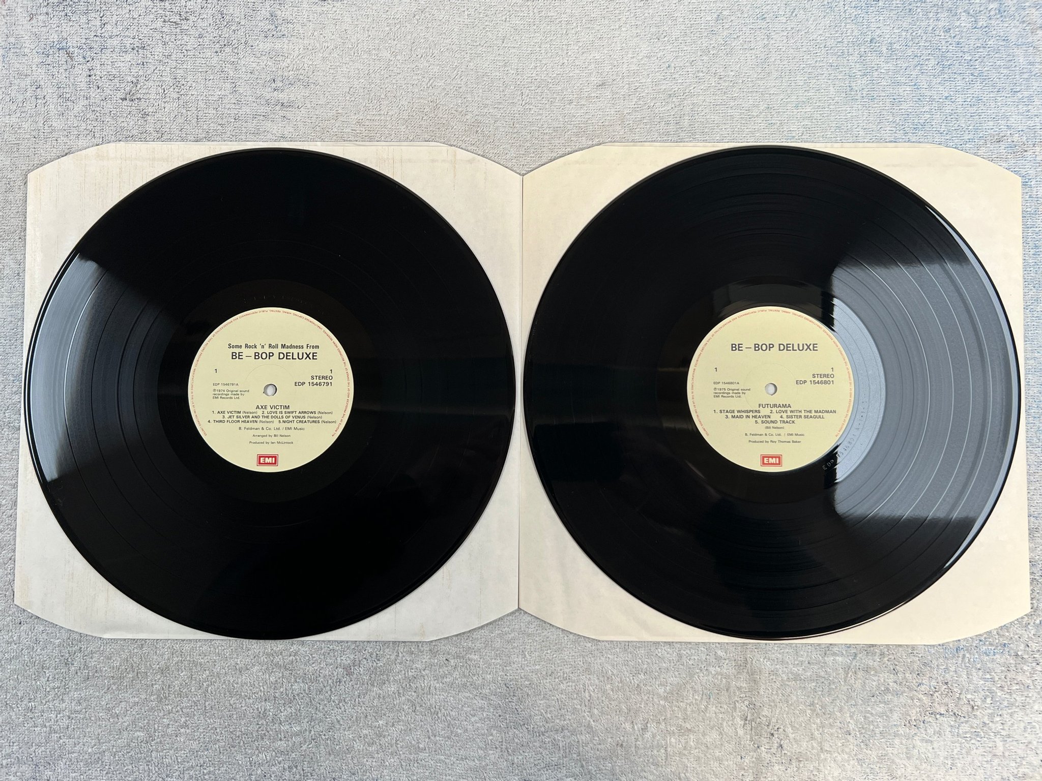 Omslagsbild för skivan BE-BOP DELUXE futurama 2xLP -75 EMI EDP 1546801