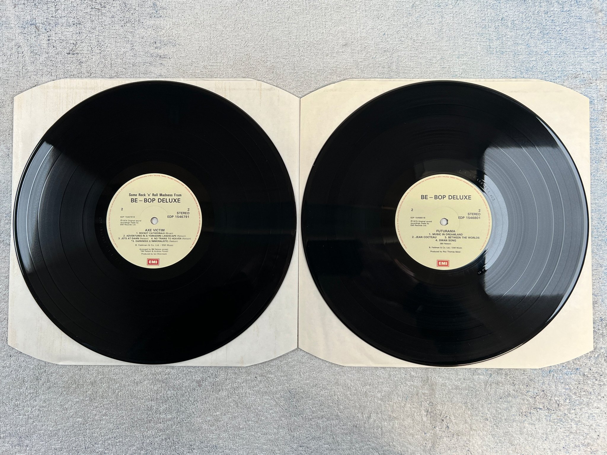 Omslagsbild för skivan BE-BOP DELUXE futurama 2xLP -75 EMI EDP 1546801