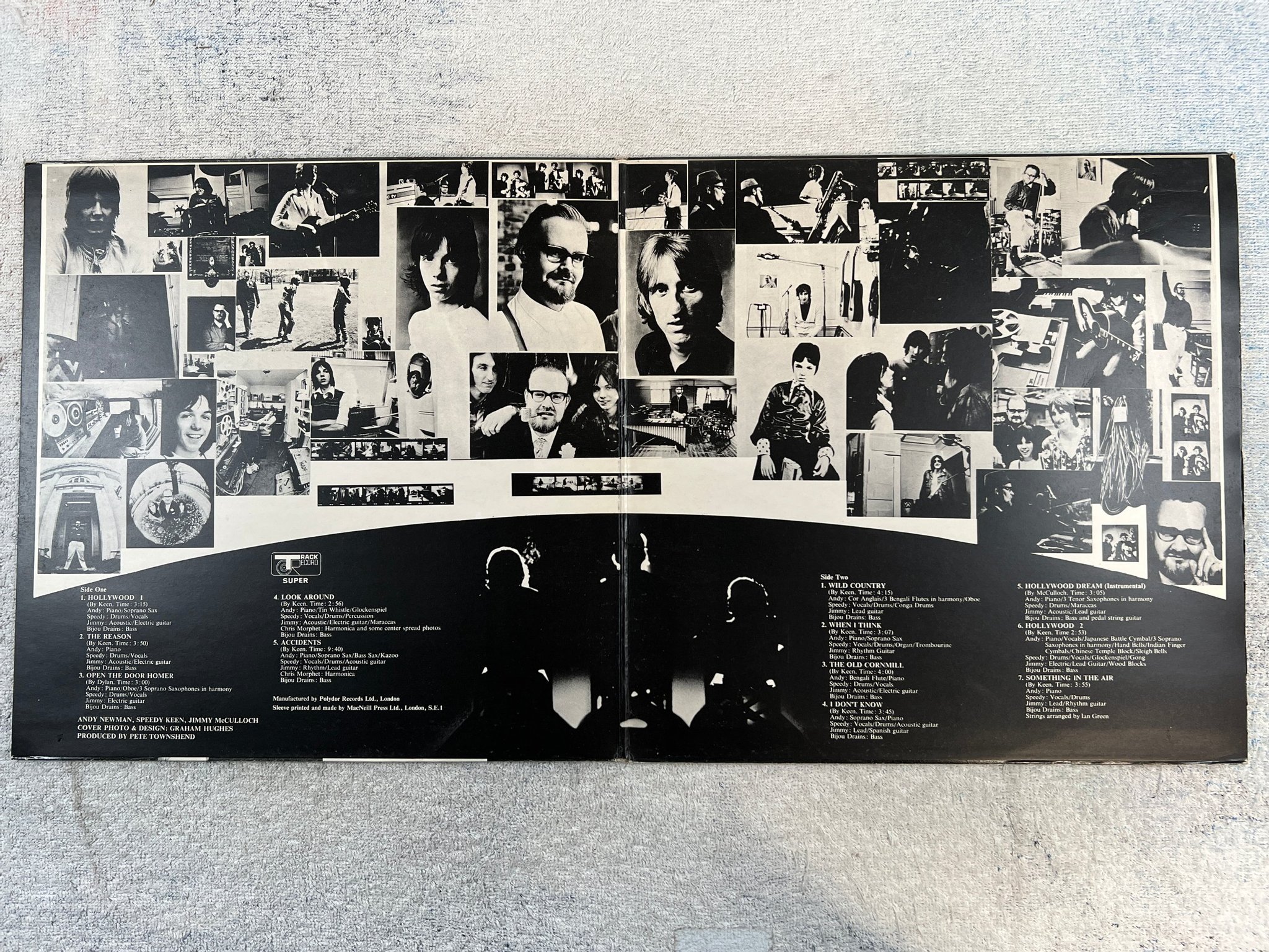 Omslagsbild för skivan THUNDERCLAP NEWMAN Hollywood dream LP UK TRACK 2406 003 