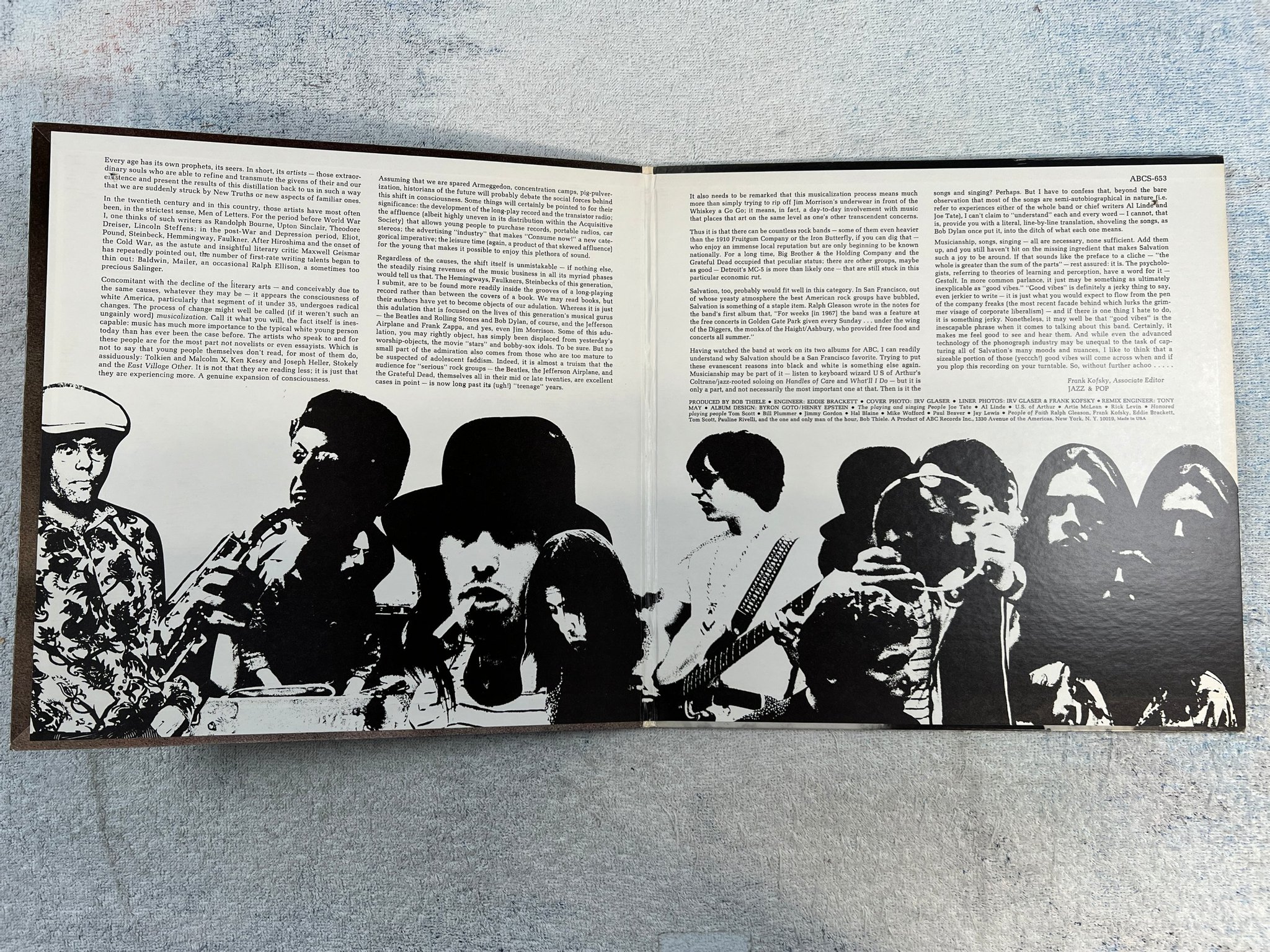 Omslagsbild för skivan SALVATION GYPSY CARNIVAL CARAVAN s/t LP US ABC ABCS 653