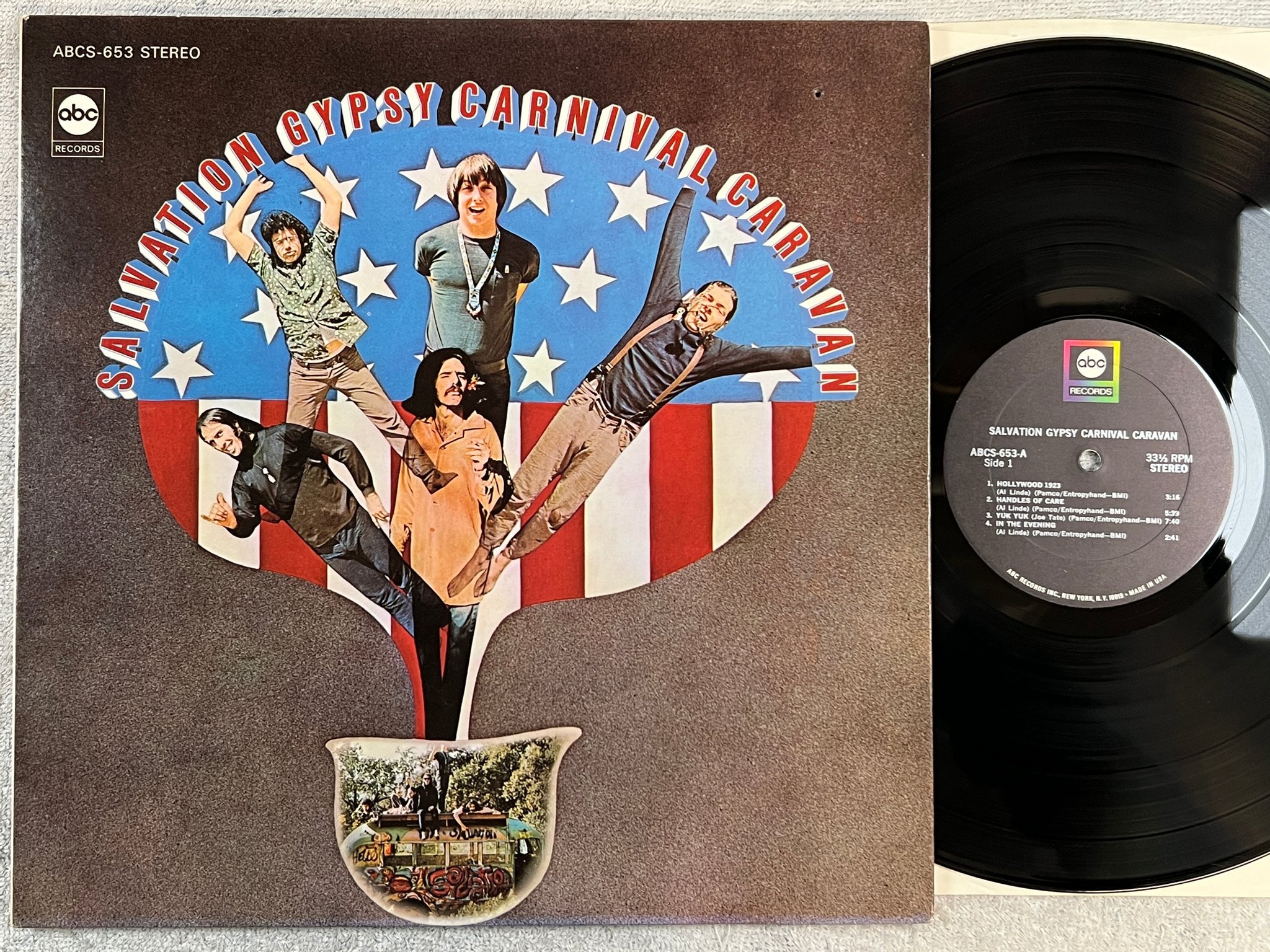 Omslagsbild för skivan SALVATION GYPSY CARNIVAL CARAVAN s/t LP US ABC ABCS 653