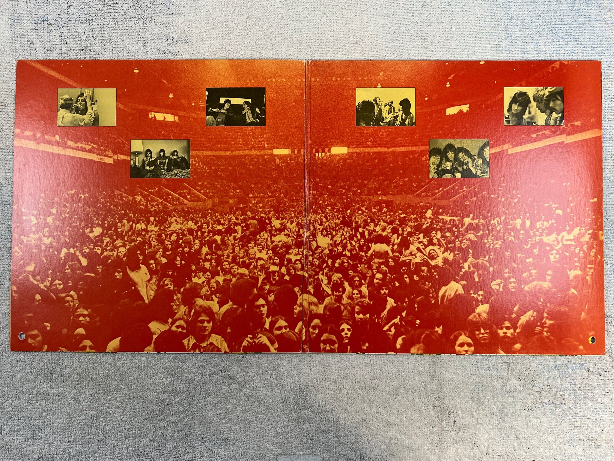 Omslagsbild för skivan ROD STEWART / FACES live LP -73 US SRM-1-697